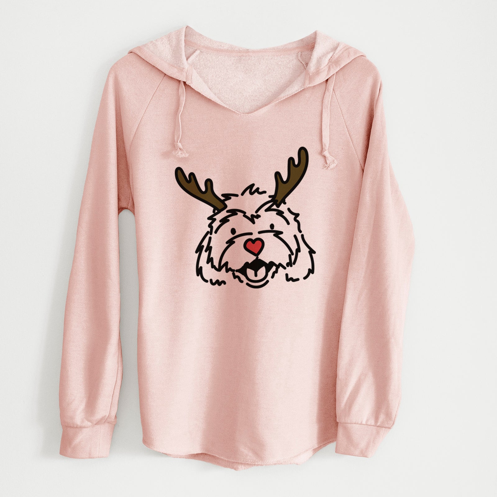 Red Nose Cavachon - Harry - Cali Wave Hooded Sweatshirt