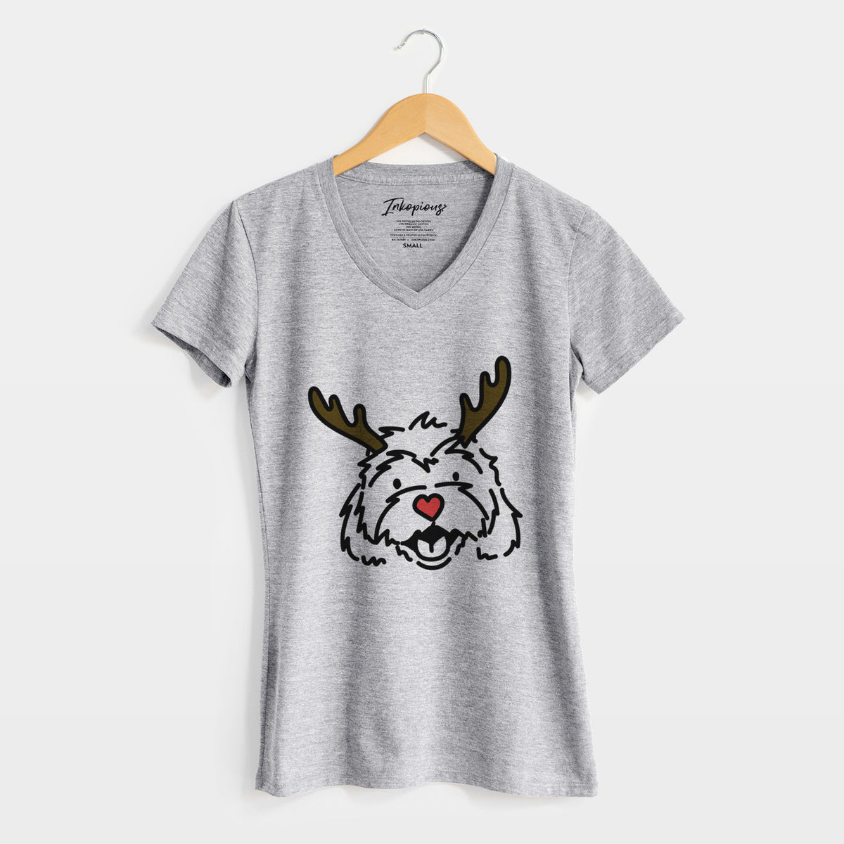 Red Nose Cavachon - Harry - Women's Perfect V-neck Shirt