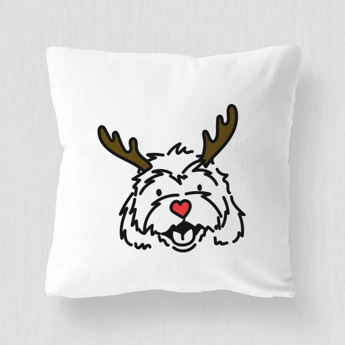 Love Always Cavachon - Harry -  Throw Pillow Cover