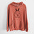 Red Nose Hamster - Hilga - Unisex Pigment Dyed Hoodie