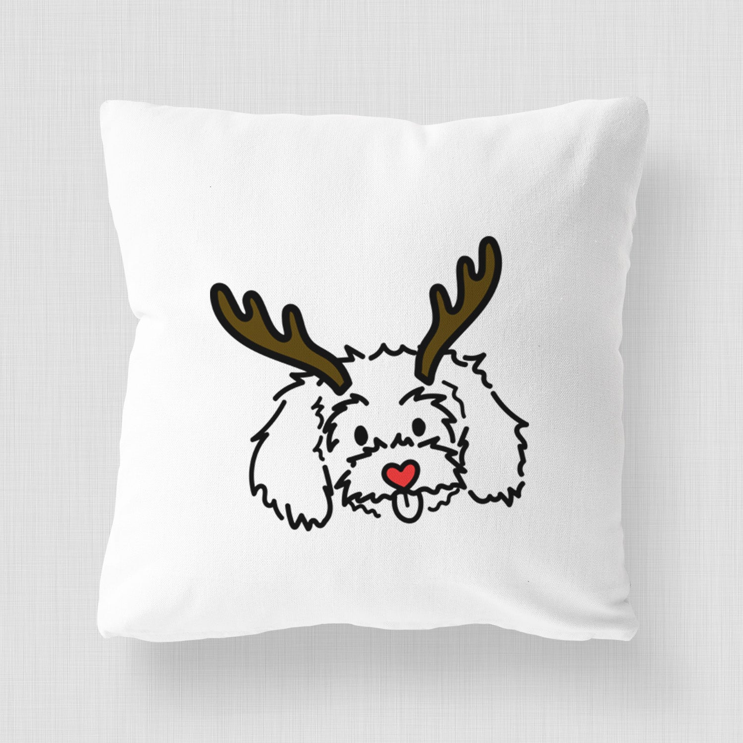 Love Always Maltipoo - Holly -  Throw Pillow Cover