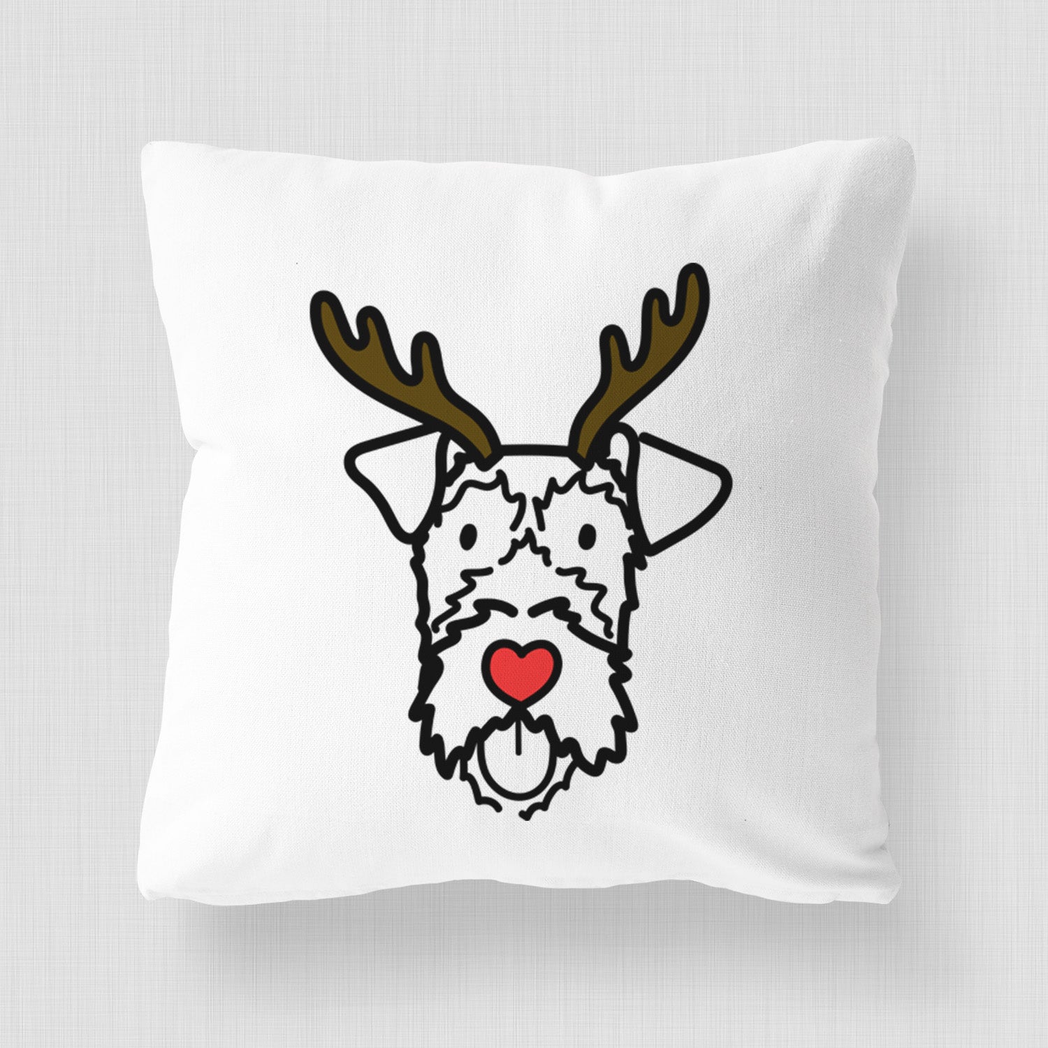 Love Always Irish Terrier - Throw Pillow Cover