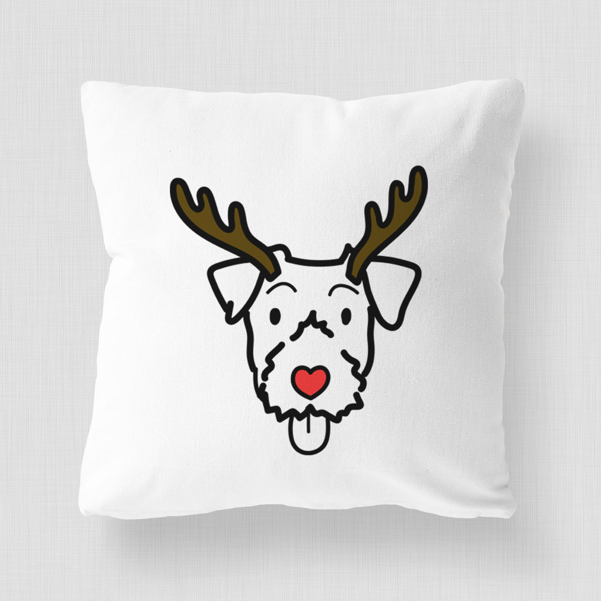 Love Always Jack Russell Terrier - Throw Pillow Cover