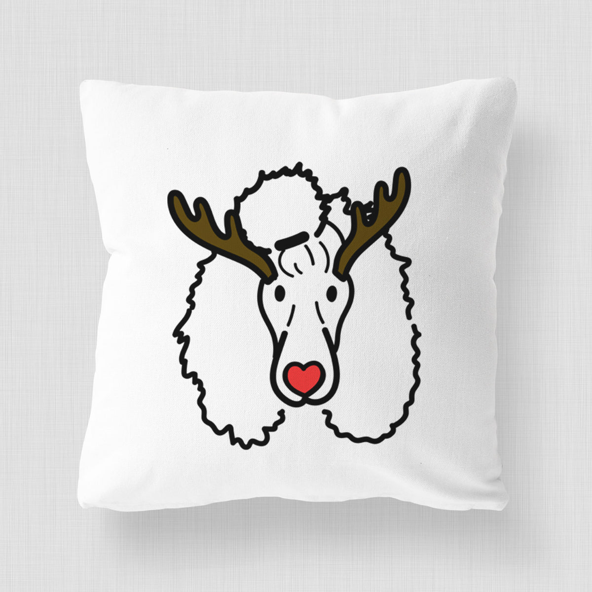 Love Always Standard Poodle - Jemma -  Throw Pillow Cover