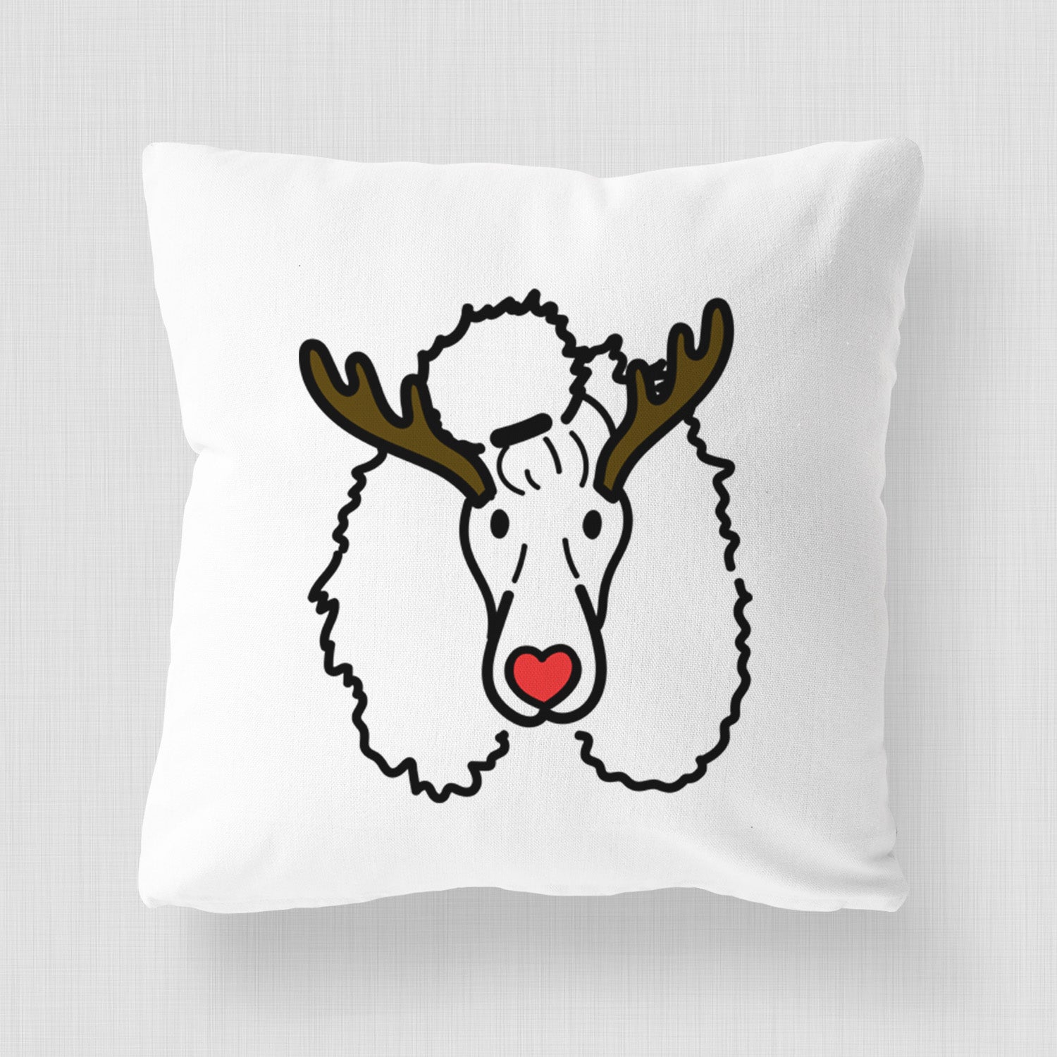 Love Always Standard Poodle - Jemma -  Throw Pillow Cover