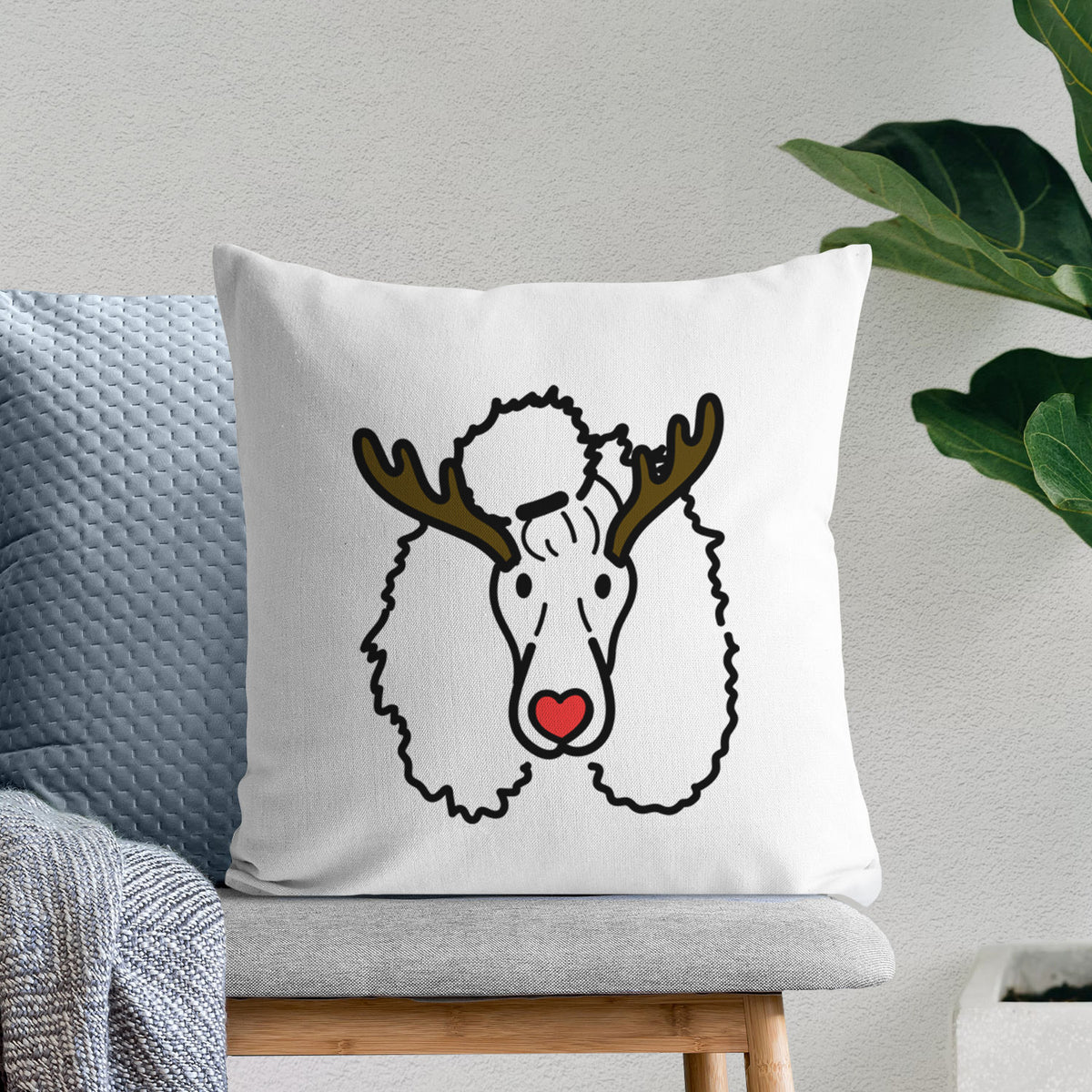 Love Always Standard Poodle - Jemma -  Throw Pillow Cover