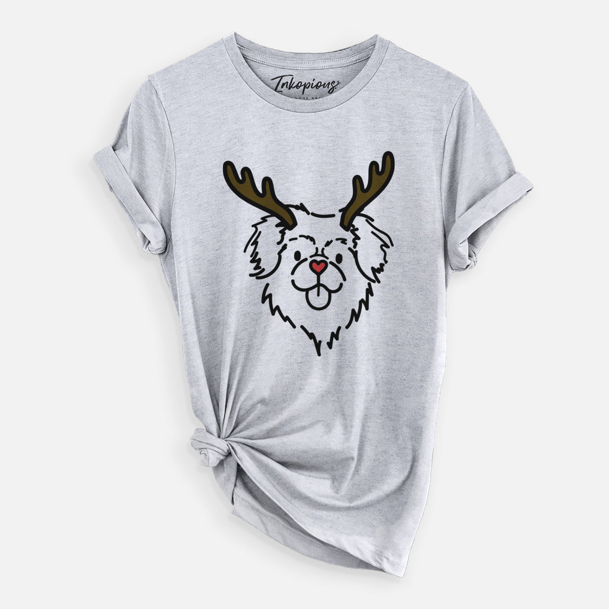 Red Nose Tibetan Spaniel - Jiji - Unisex Crewneck