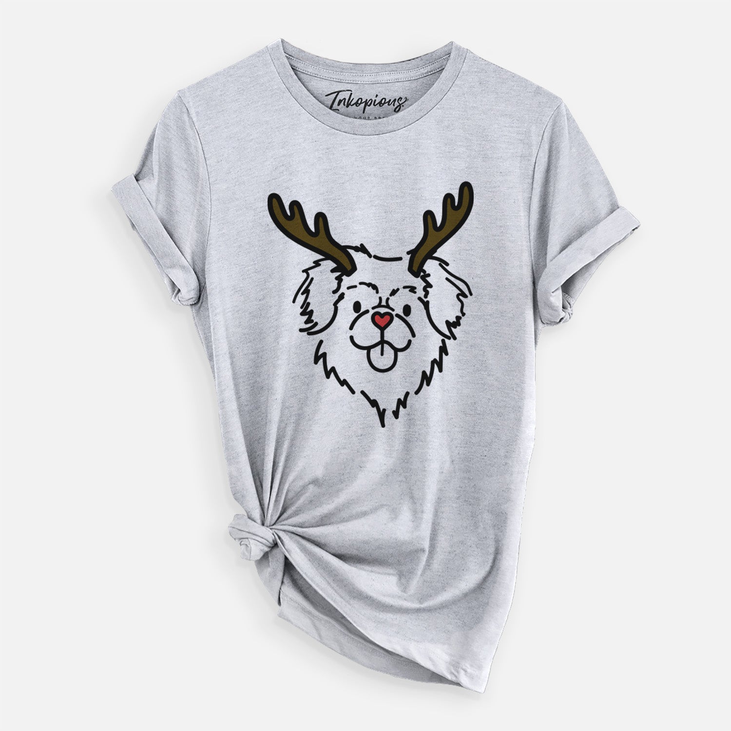 Red Nose Tibetan Spaniel - Jiji - Unisex Crewneck