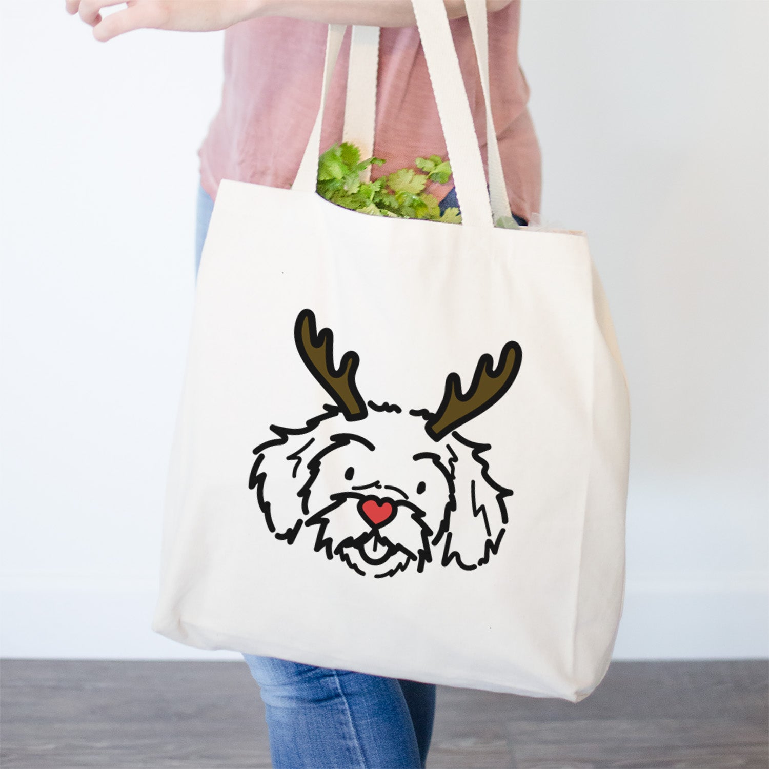 Red Nose Peekapoo - Jo Jo - Tote Bag