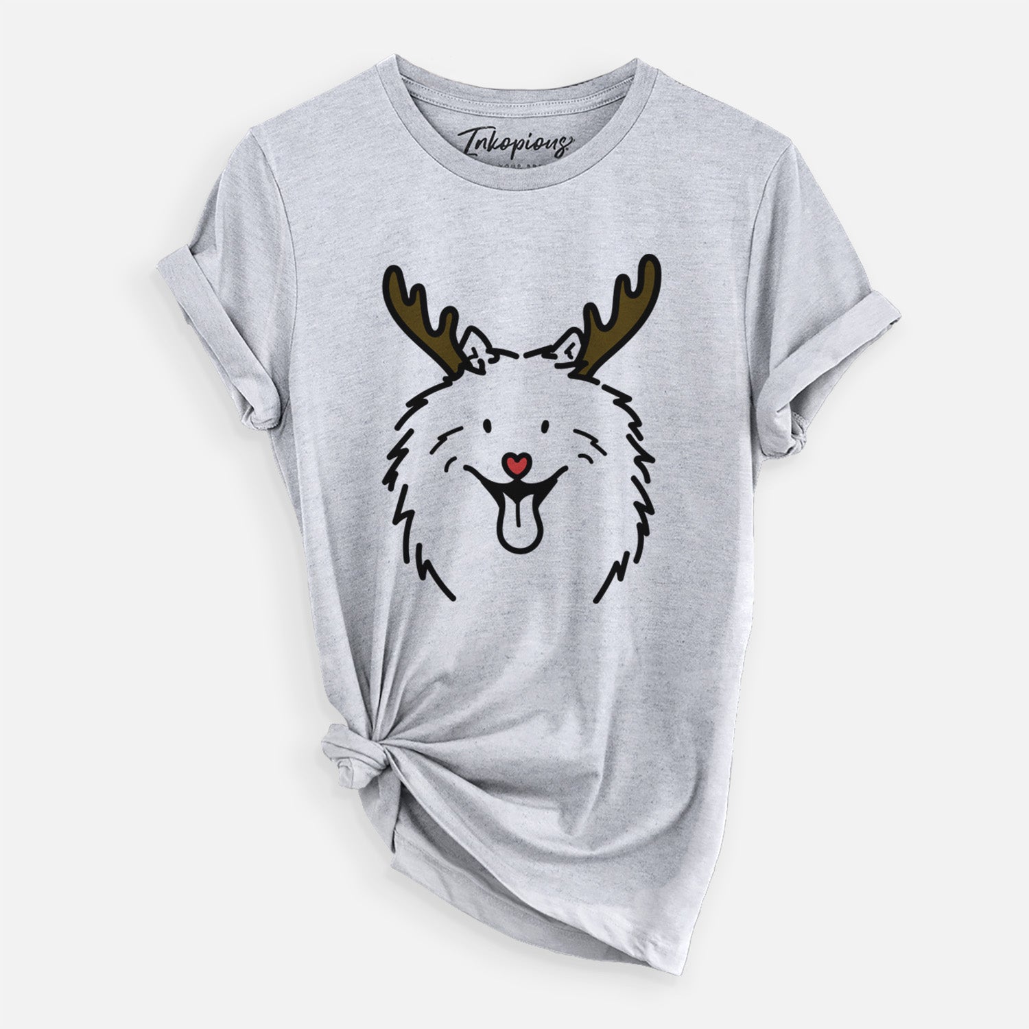 Red Nose Samoyed - Johnny - Unisex Crewneck