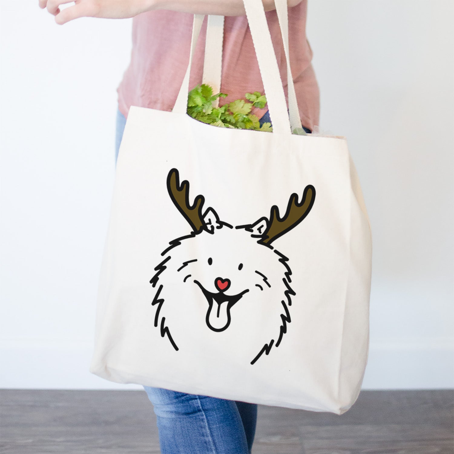Red Nose Samoyed - Johnny - Tote Bag