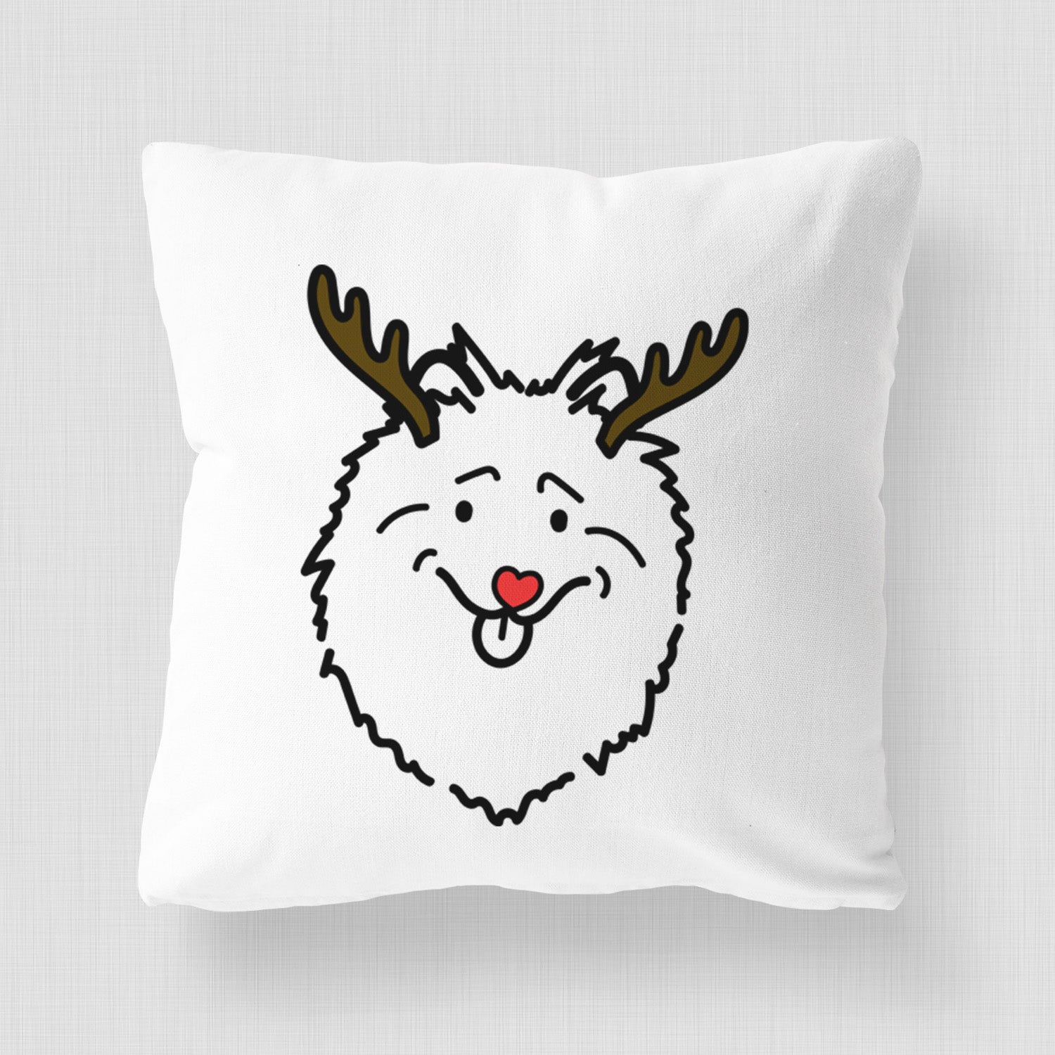 Love Always Keeshond - Throw Pillow Cover