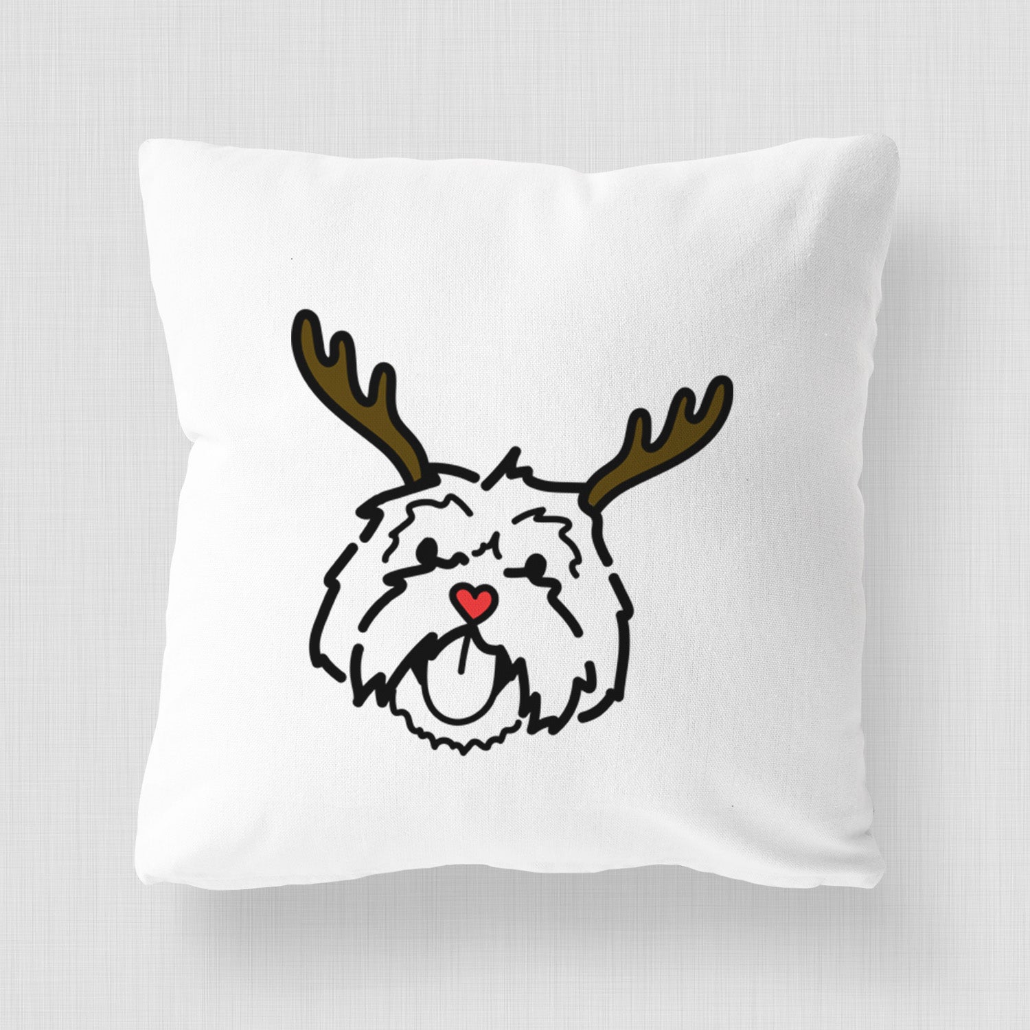 Love Always Lhasa Apso - Keia -  Throw Pillow Cover