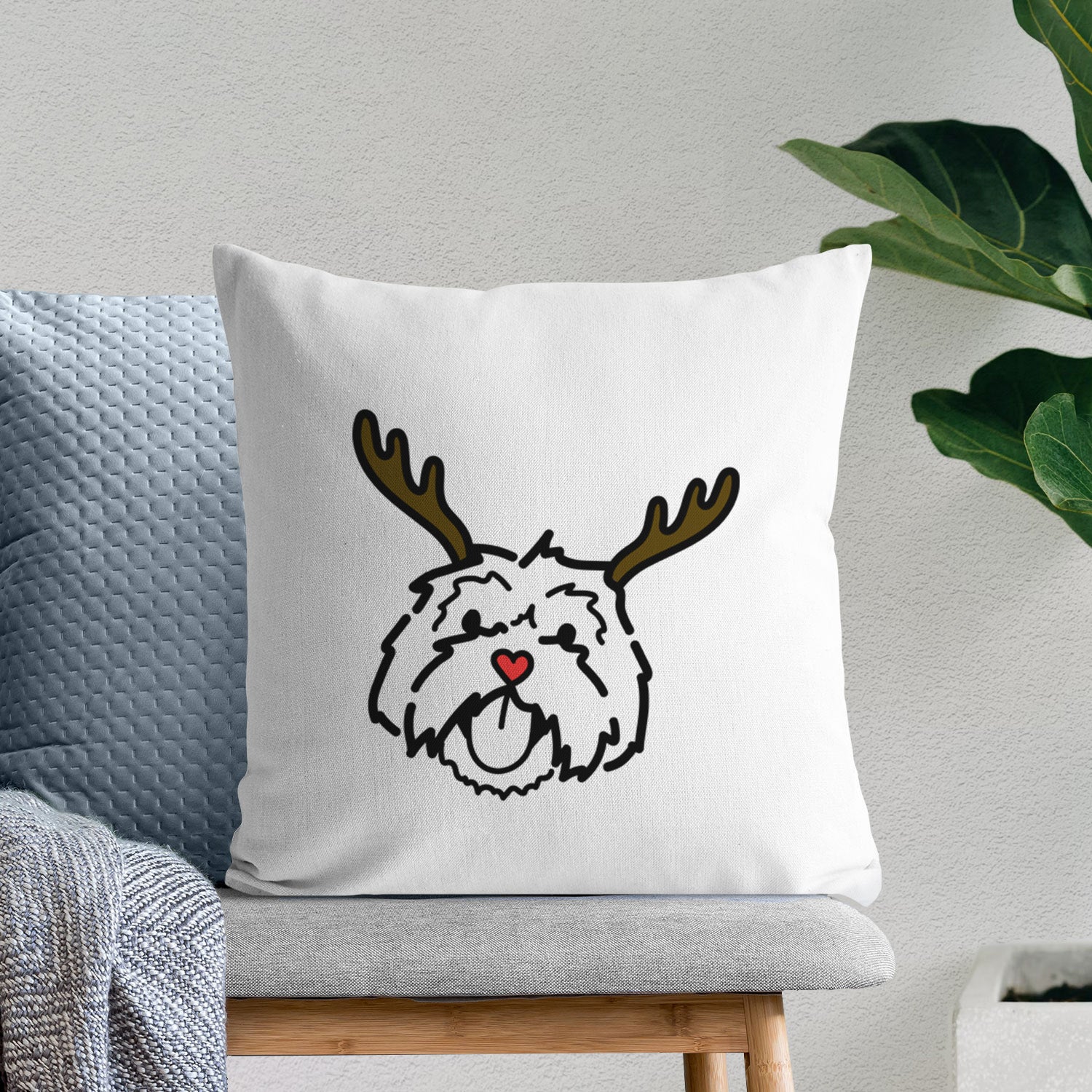 Love Always Lhasa Apso - Keia -  Throw Pillow Cover