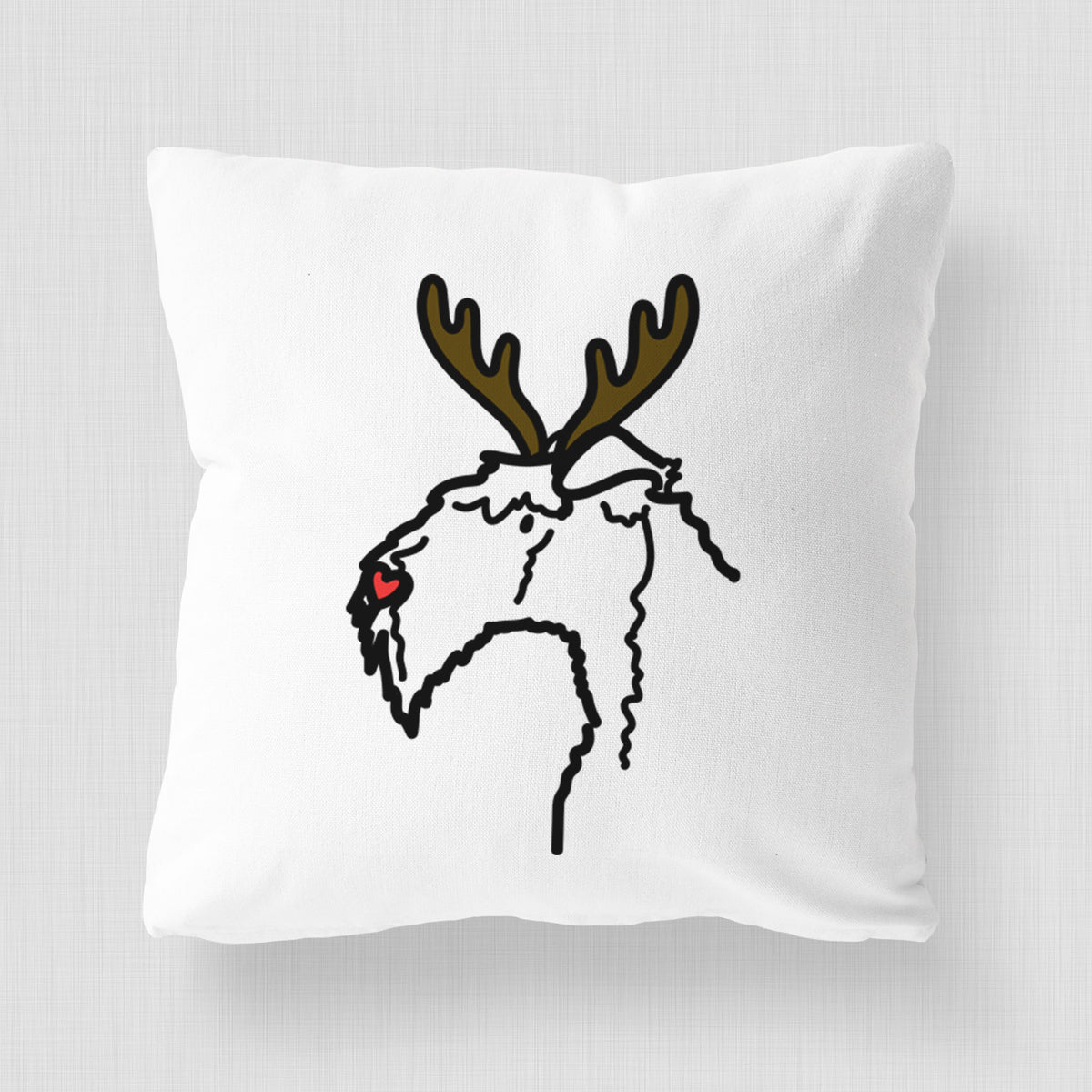 Love Always Kerry Blue Terrier - Throw Pillow Cover