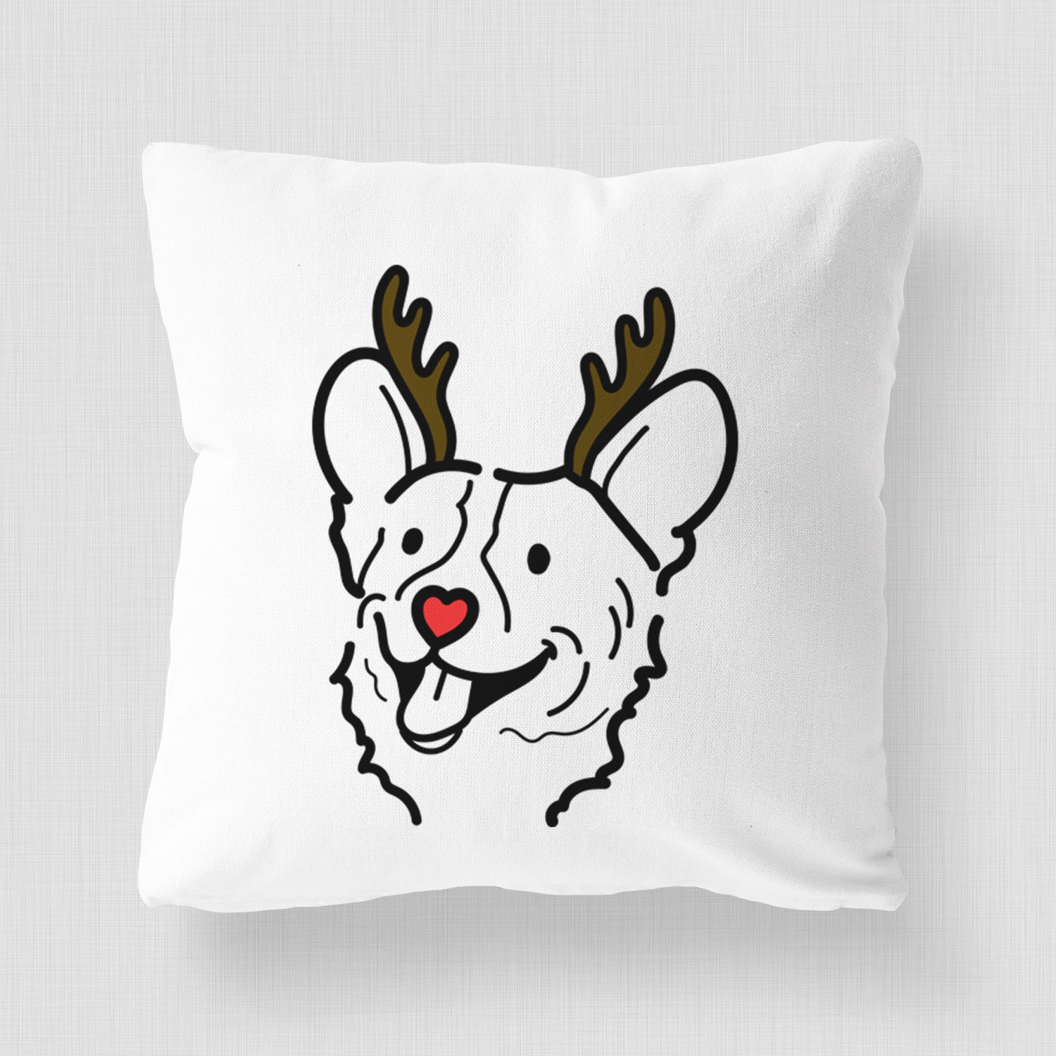 Love Always Corgi - Lily -  Throw Pillow Cover