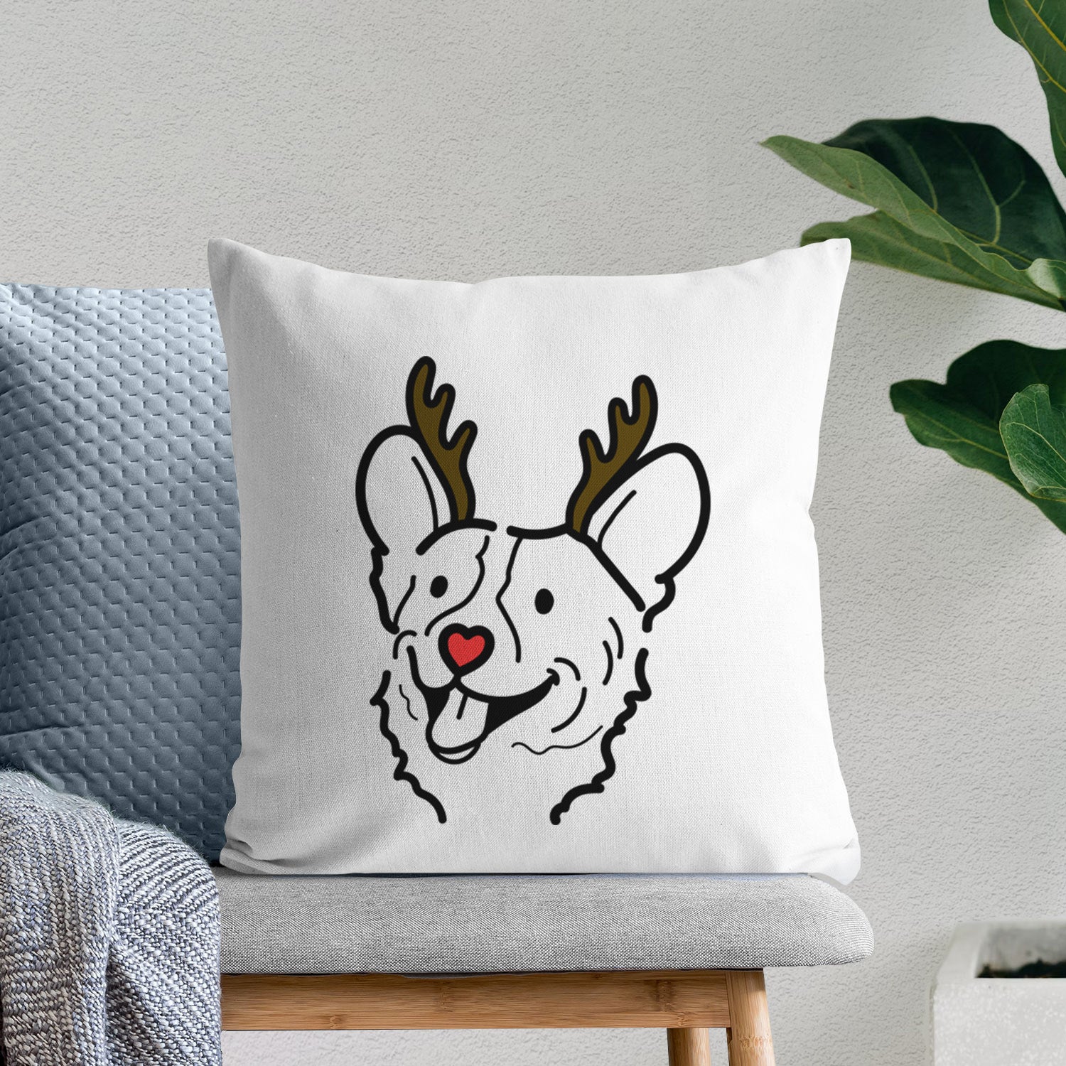 Love Always Corgi - Lily -  Throw Pillow Cover