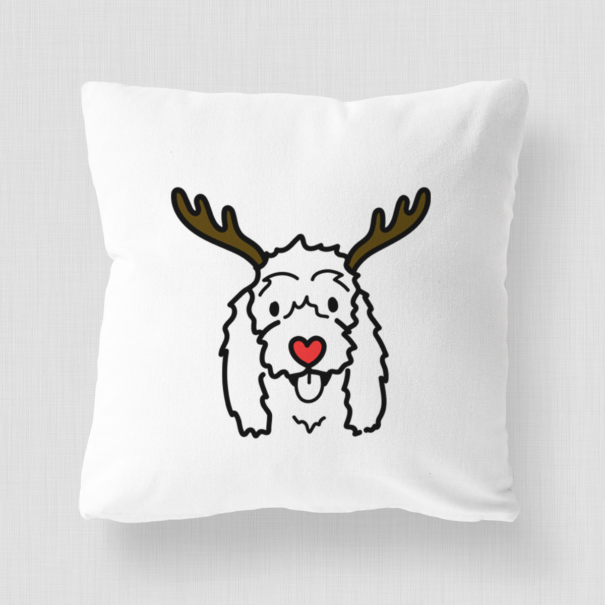 Love Always Coton de Tulear - Louie -  Throw Pillow Cover