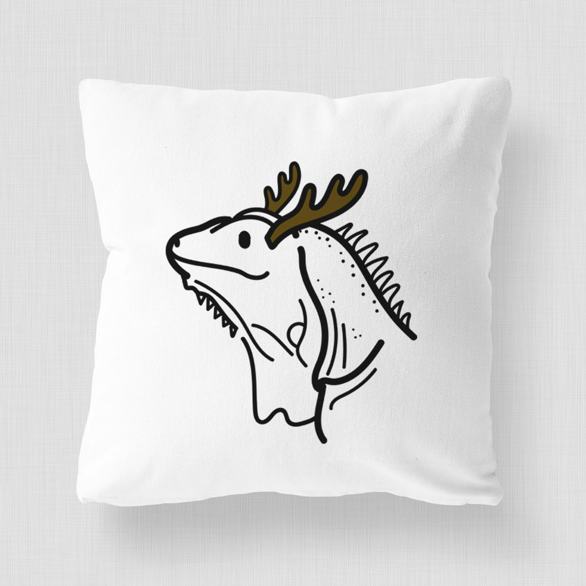 Love Always Iguana - Louie -  Throw Pillow Cover
