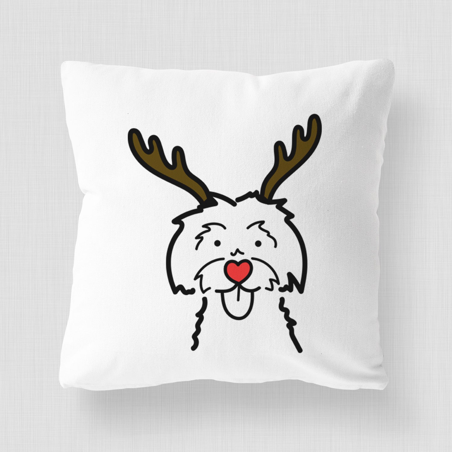 Love Always Maltese - Throw Pillow Cover