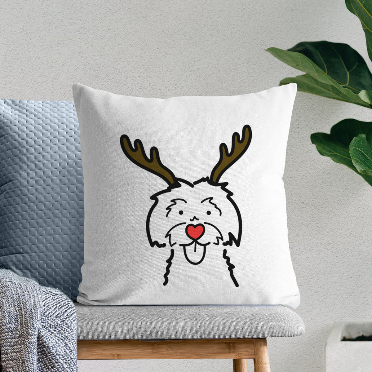 Love Always Maltese - Throw Pillow Cover