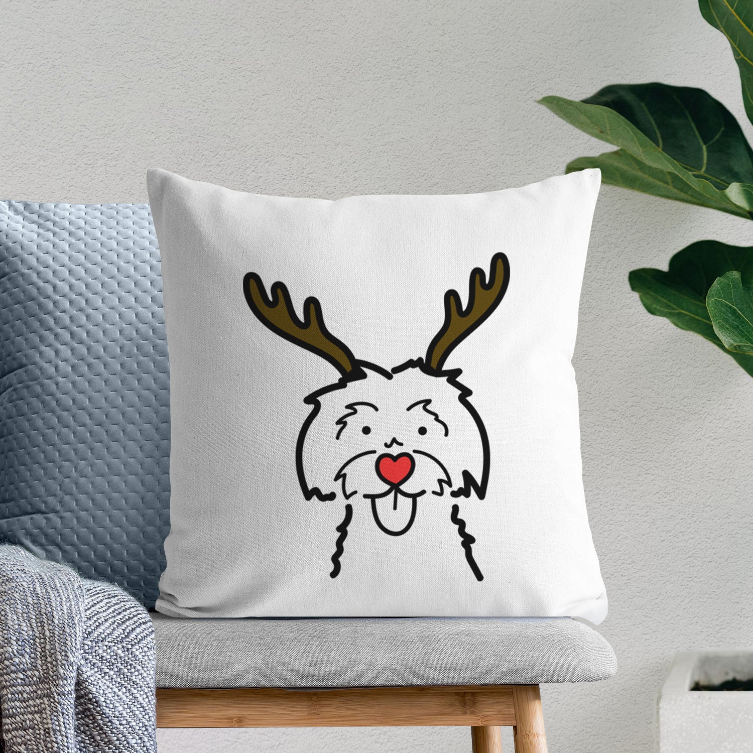 Love Always Maltese - Throw Pillow Cover