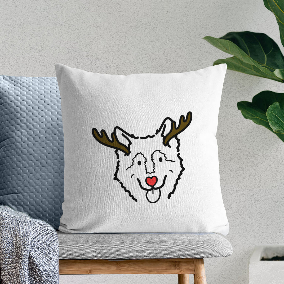 Love Always Alaskan Malamute - Max -  Throw Pillow Cover