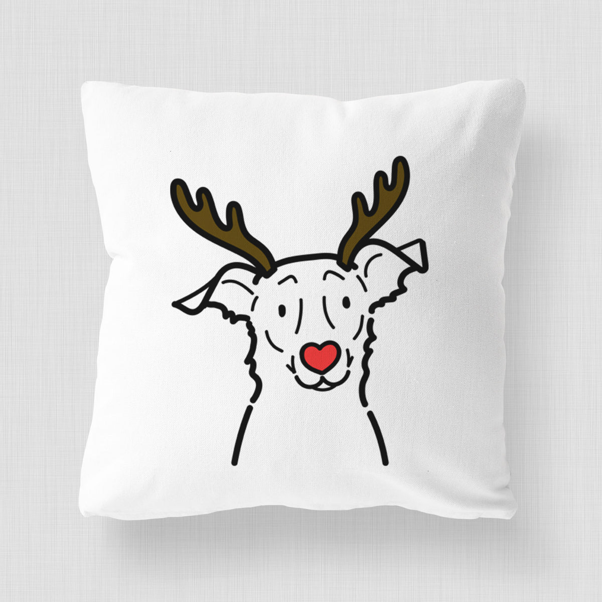 Love Always Border Collie Mix - Millie -  Throw Pillow Cover