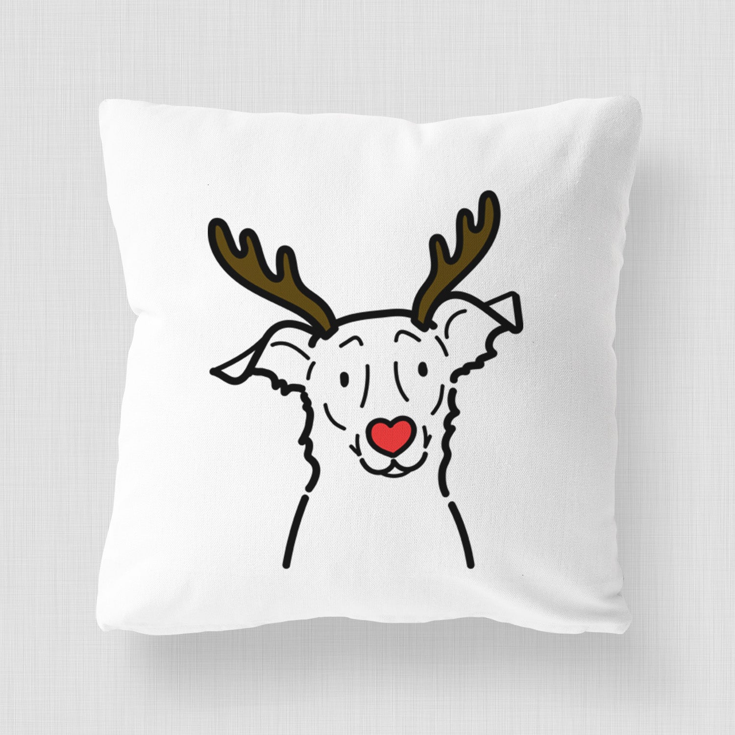 Love Always Border Collie Mix - Millie -  Throw Pillow Cover