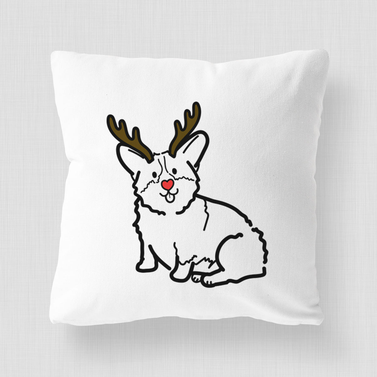 Love Always Pembroke Welsh Corgi - Millie -  Throw Pillow Cover