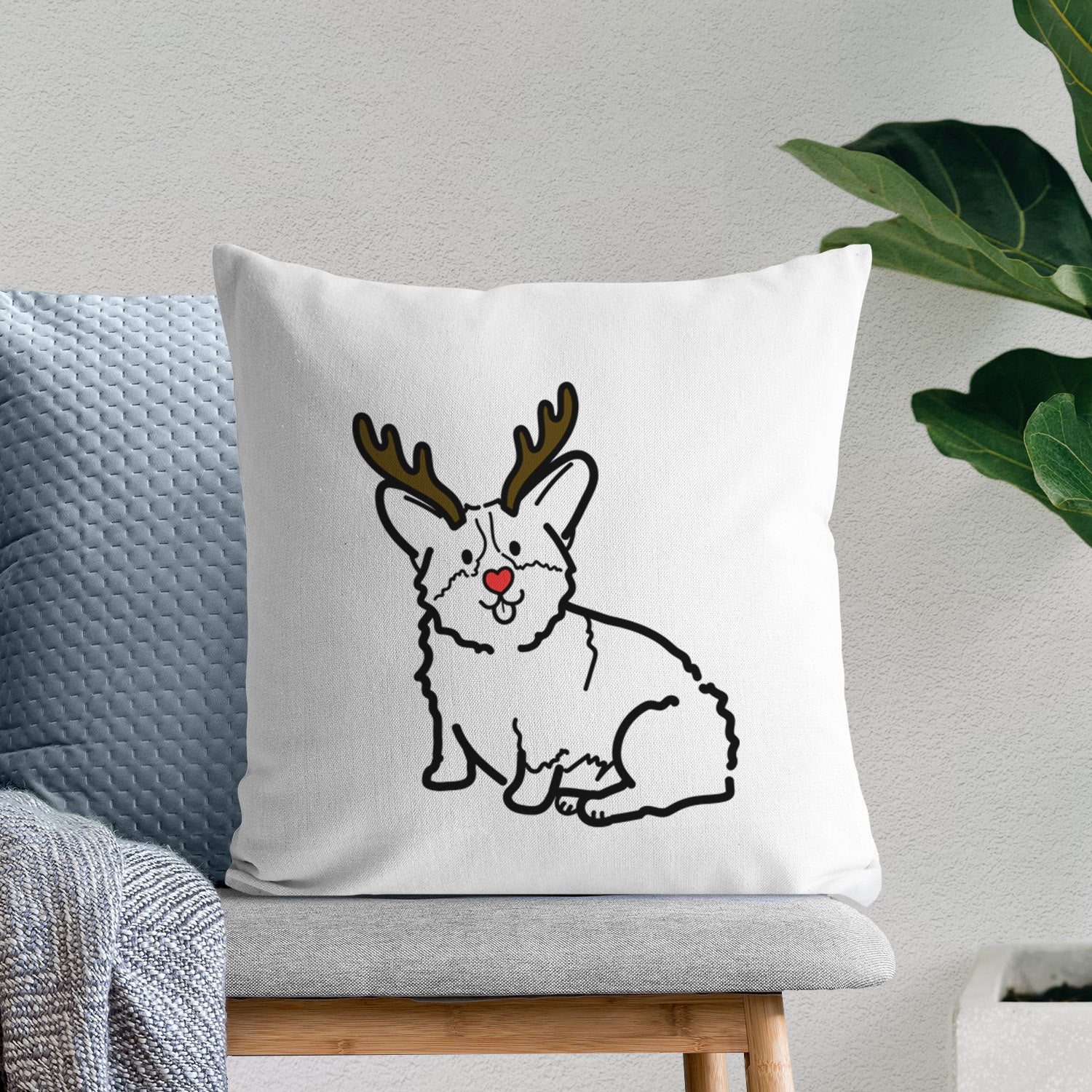 Love Always Pembroke Welsh Corgi - Millie -  Throw Pillow Cover