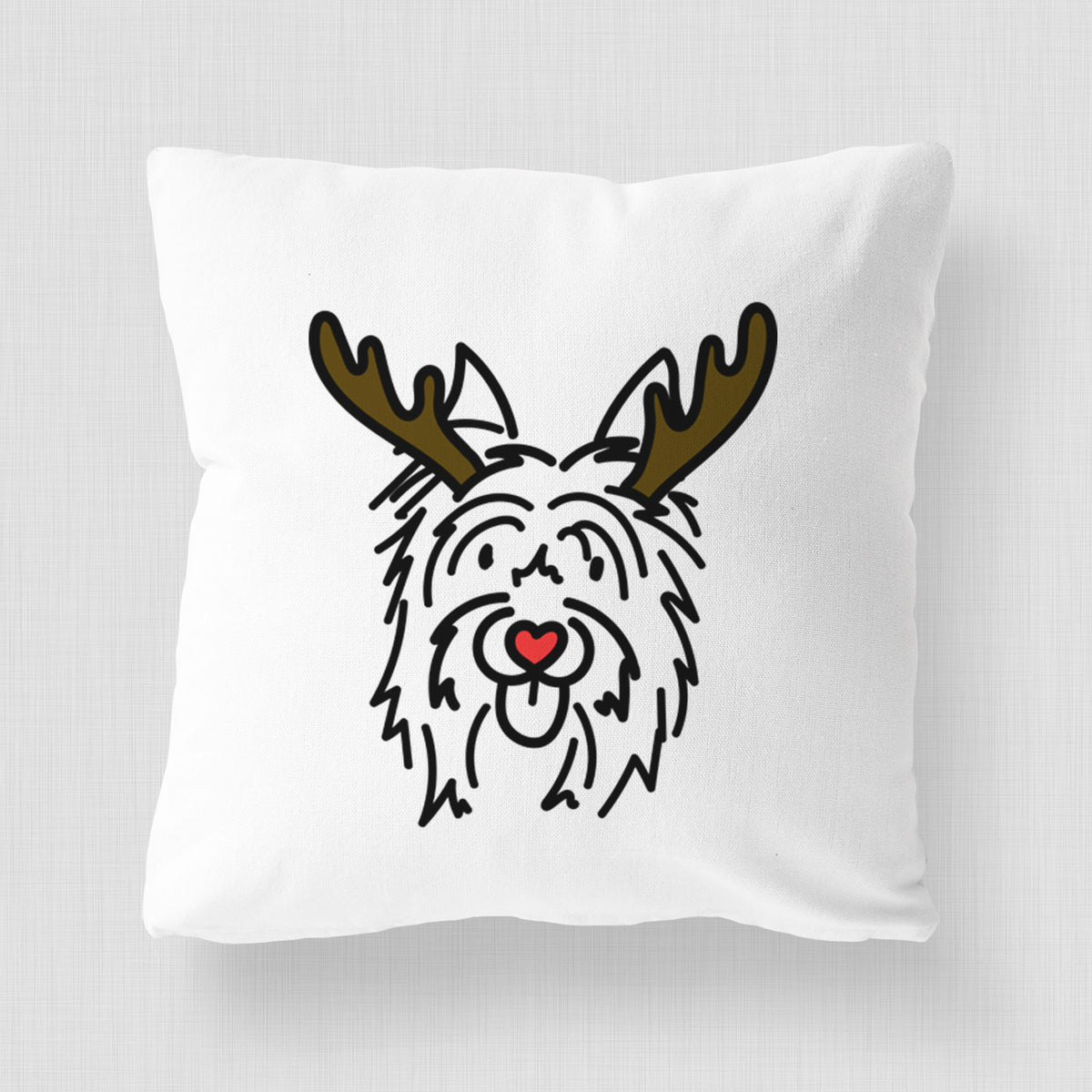 Love Always Silky Terrier - Monty -  Throw Pillow Cover