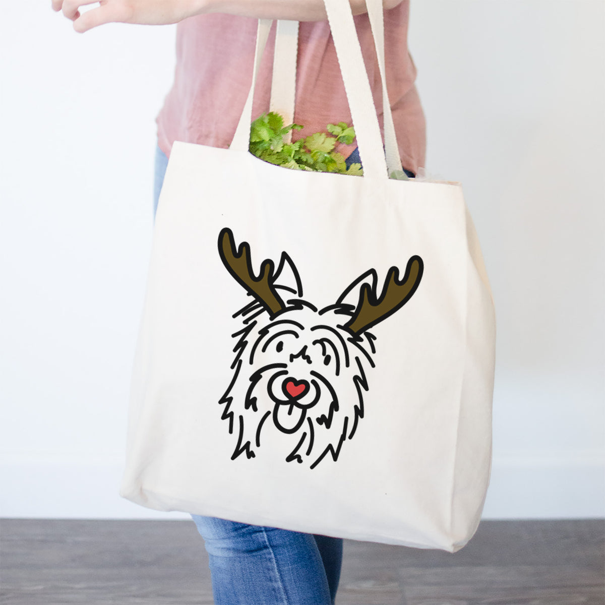 Red Nose Silky Terrier - Monty - Tote Bag