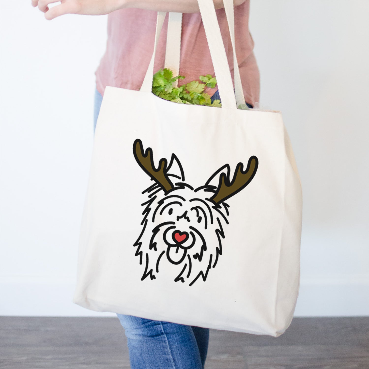 Red Nose Silky Terrier - Monty - Tote Bag