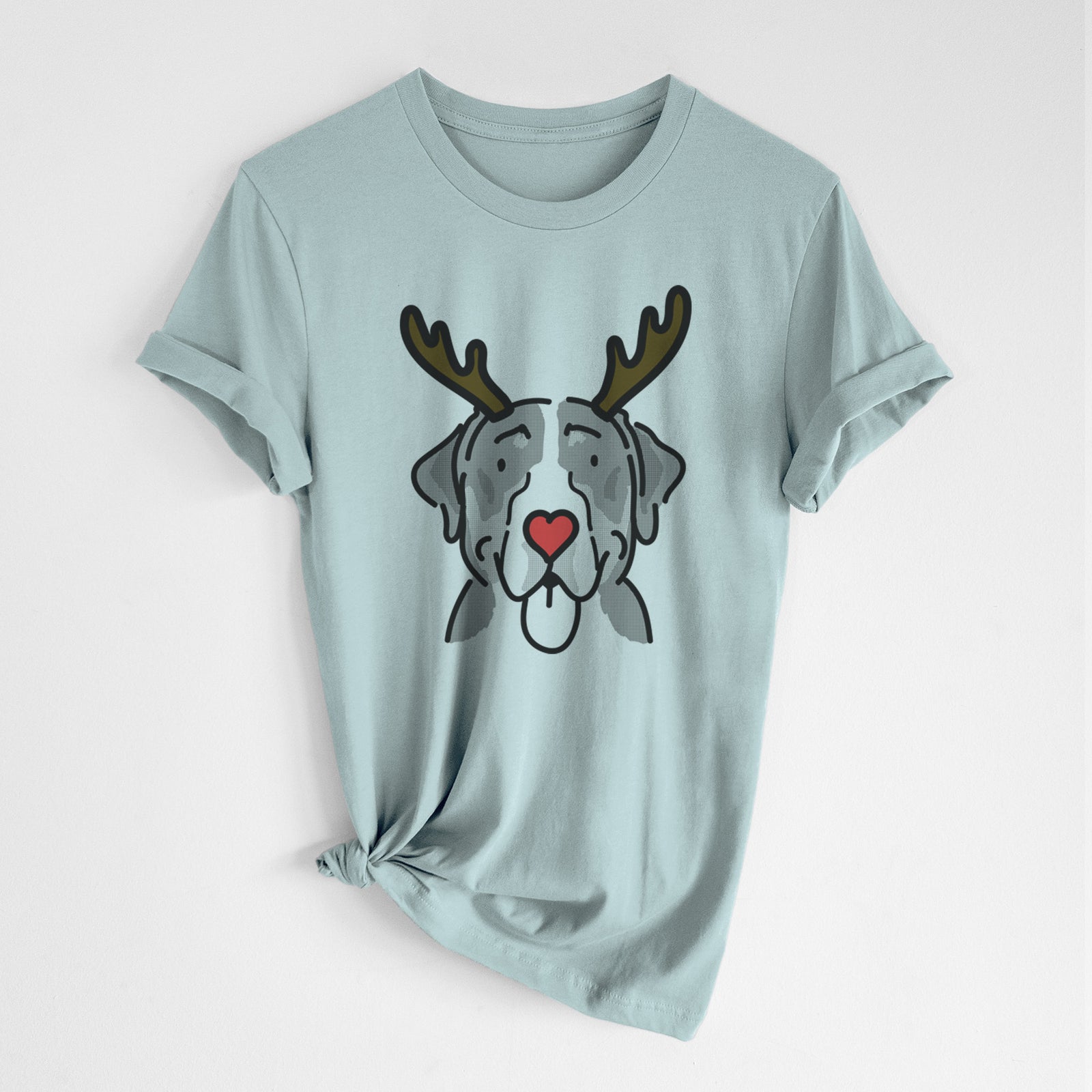 Red Nose Greater Swiss Mountain Dog - Moose - Unisex Crewneck
