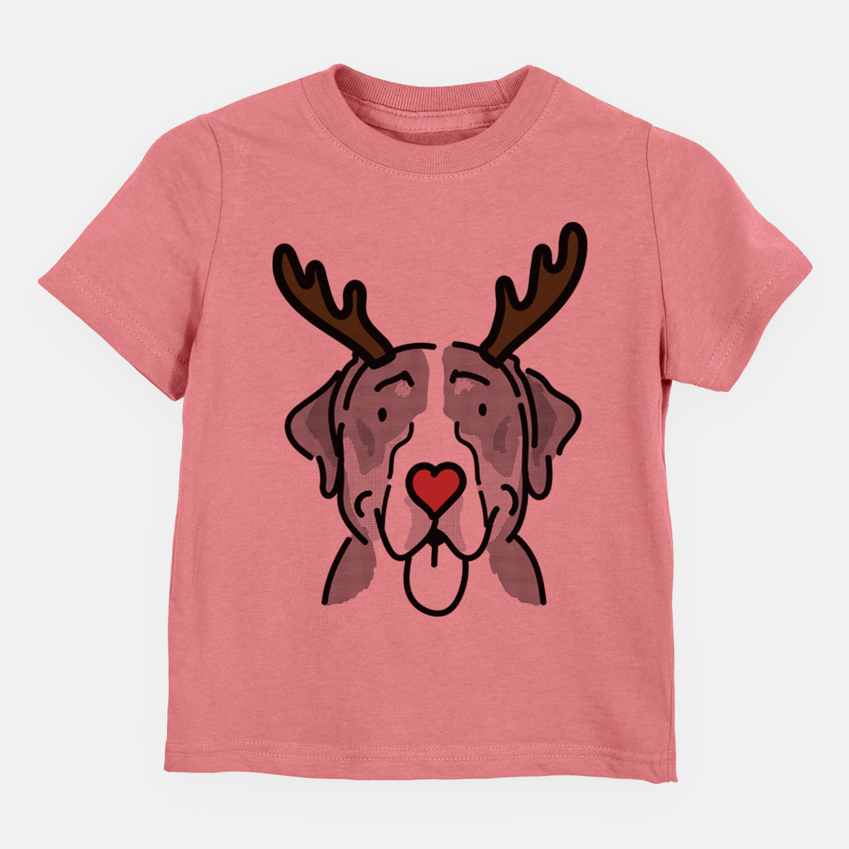 Red Nose Greater Swiss Mountain Dog - Moose - Kids/Youth/Toddler Shirt