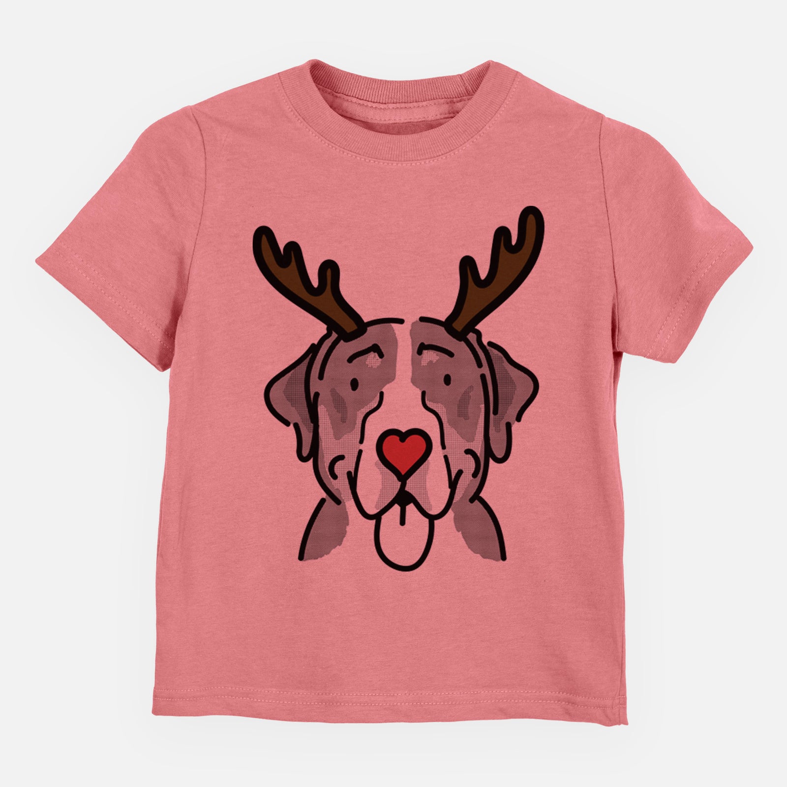 Red Nose Greater Swiss Mountain Dog - Moose - Kids/Youth/Toddler Shirt
