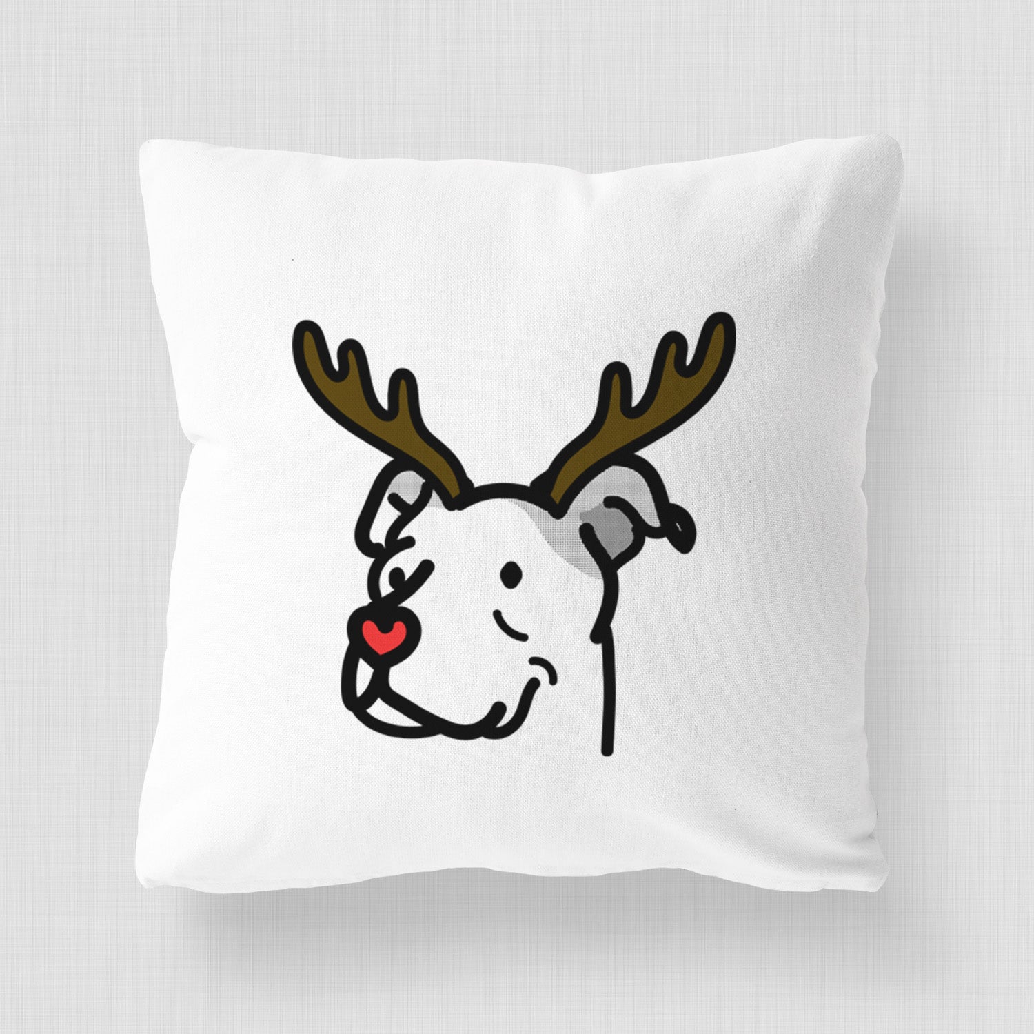 Love Always Pitbull Mix - Mr. Sir -  Throw Pillow Cover