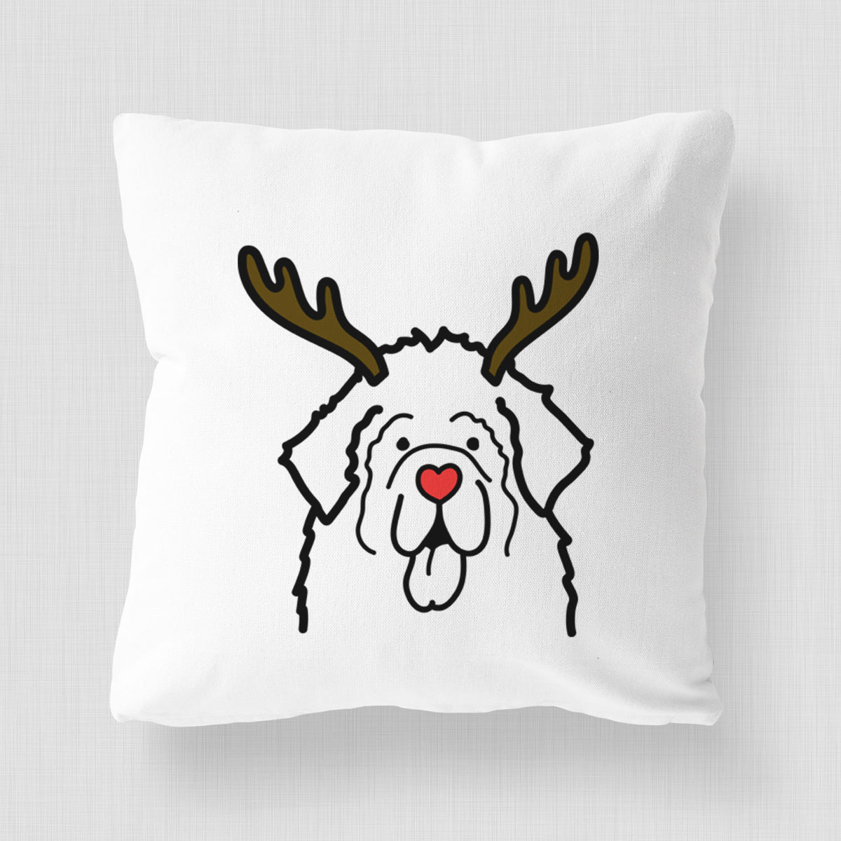 Love Always Newfoundland - Throw Pillow Cover