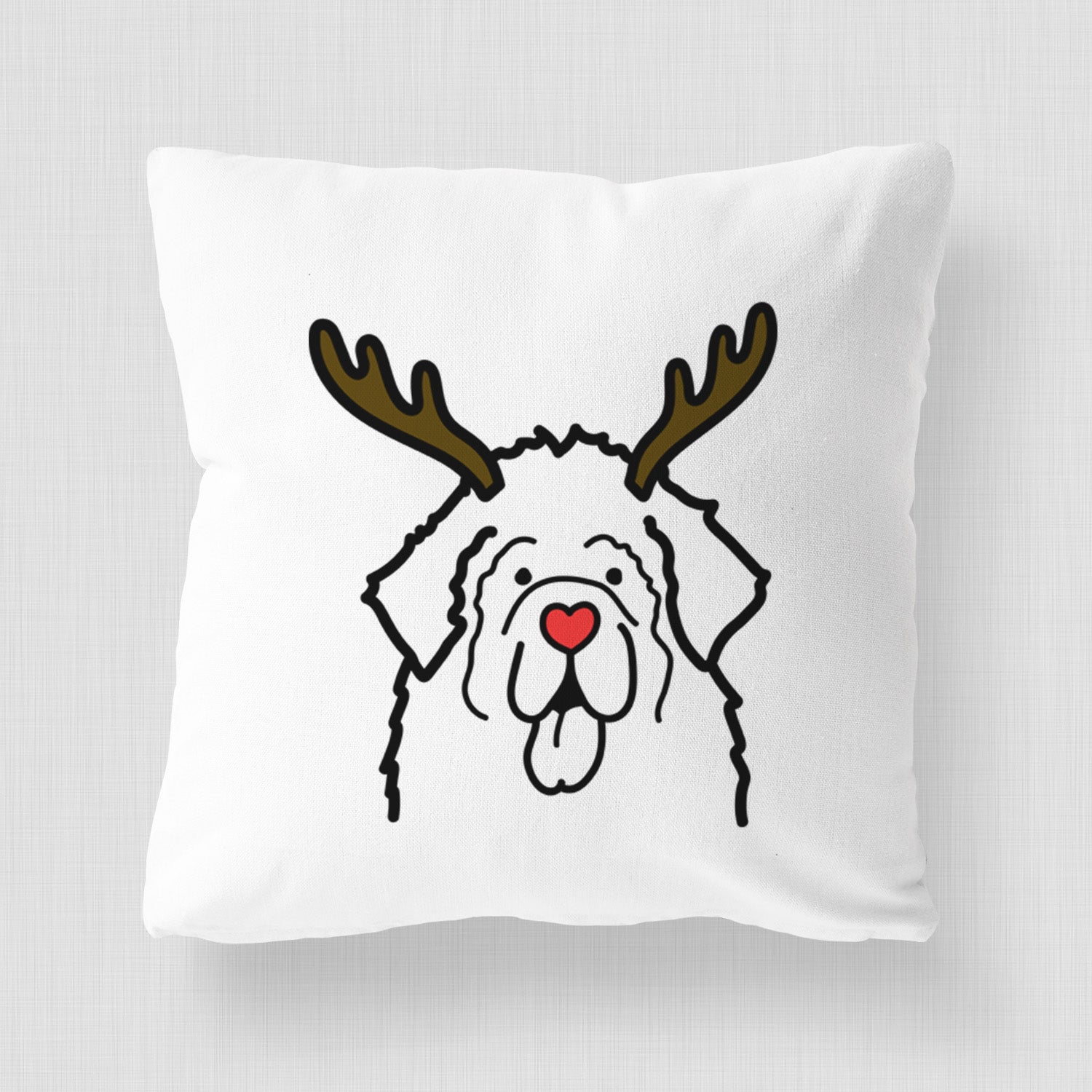 Love Always Newfoundland - Throw Pillow Cover