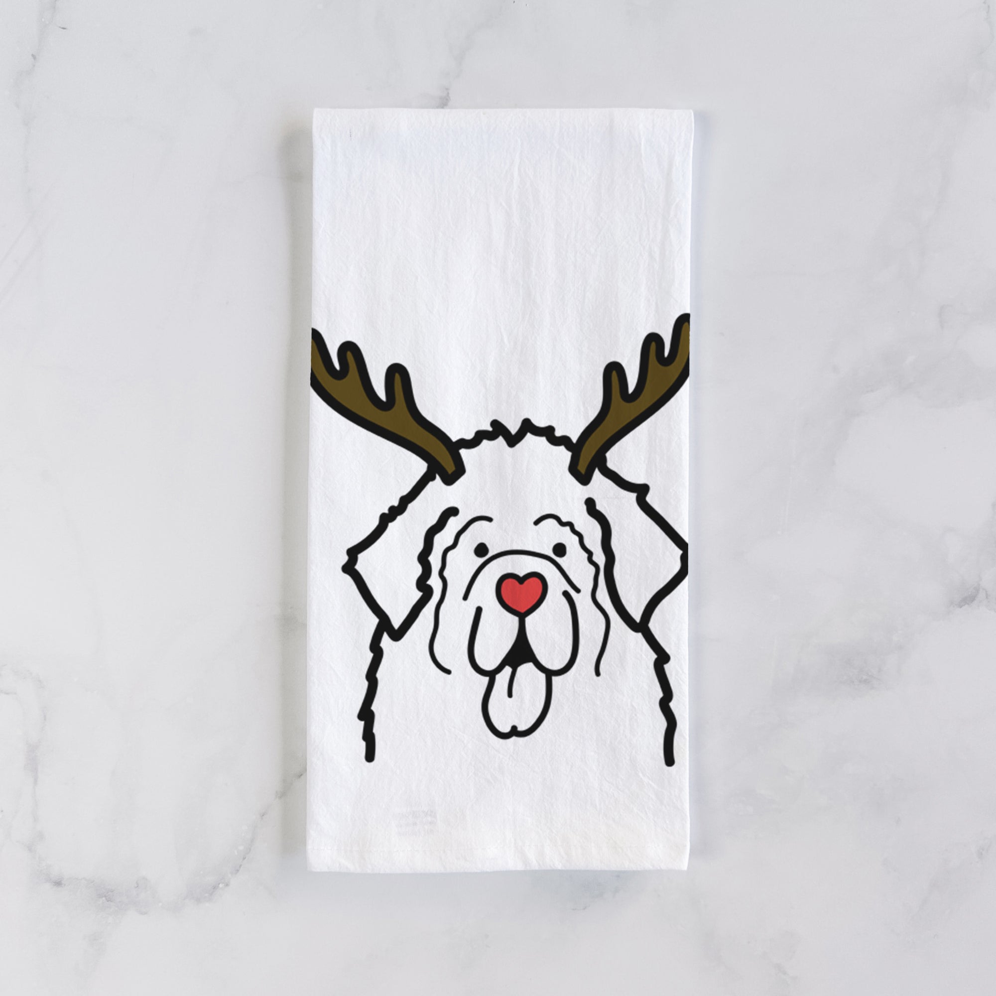 Red Nose Newfoundland - Tea Towel