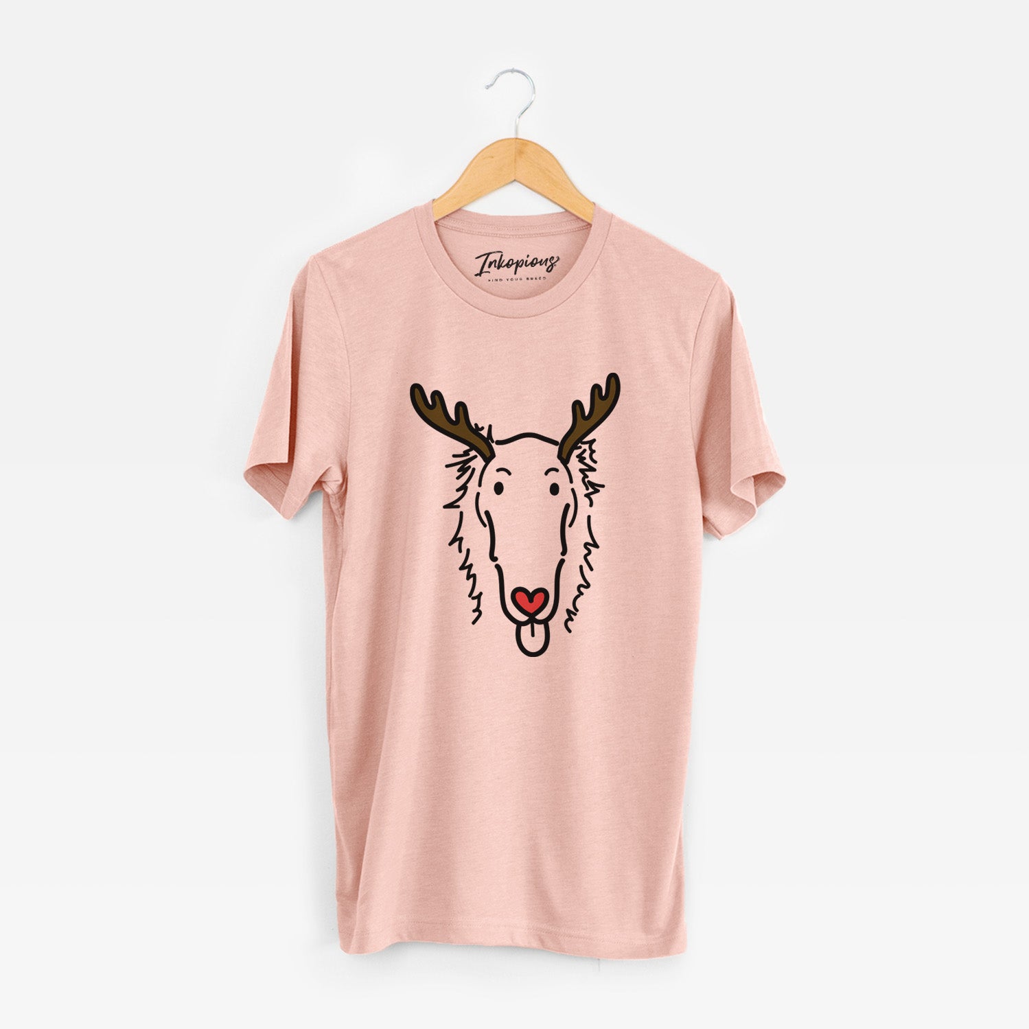 Red Nose Borzoi - Opal - Unisex Crewneck