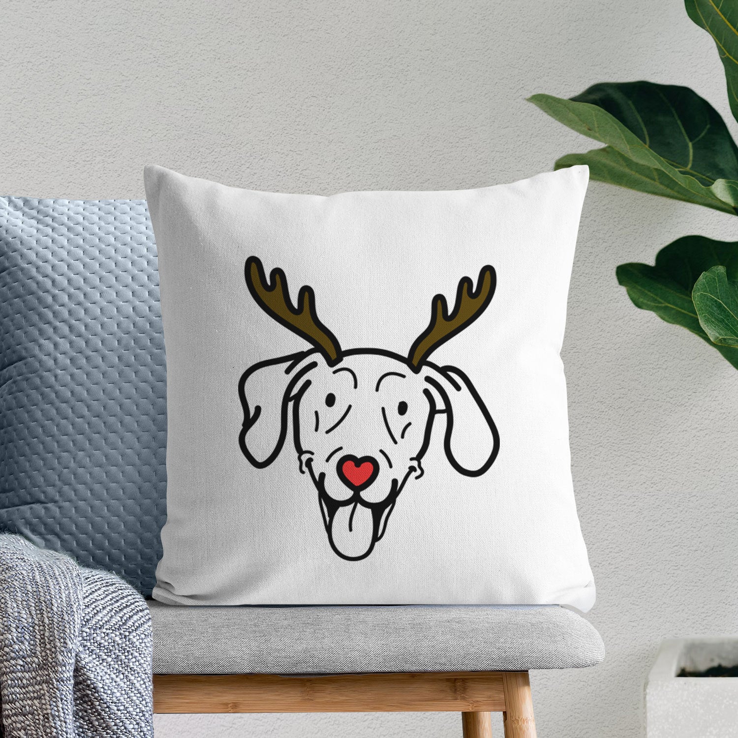 Love Always Weimaraner - Paco Lobo -  Throw Pillow Cover
