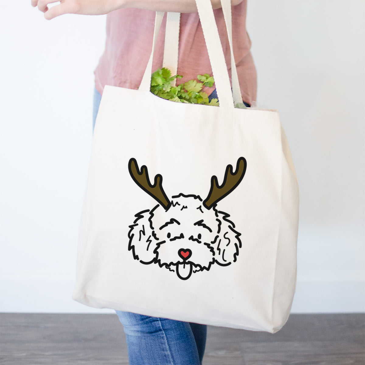 Red Nose Toy Poodle - Ricci - Tote Bag