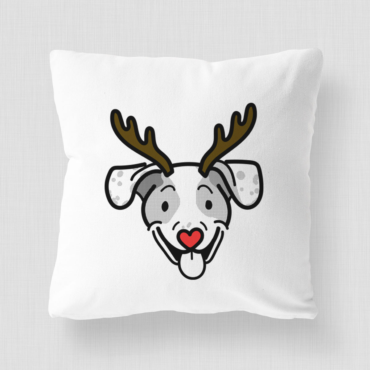 Love Always Beagle Mix - Roland -  Throw Pillow Cover