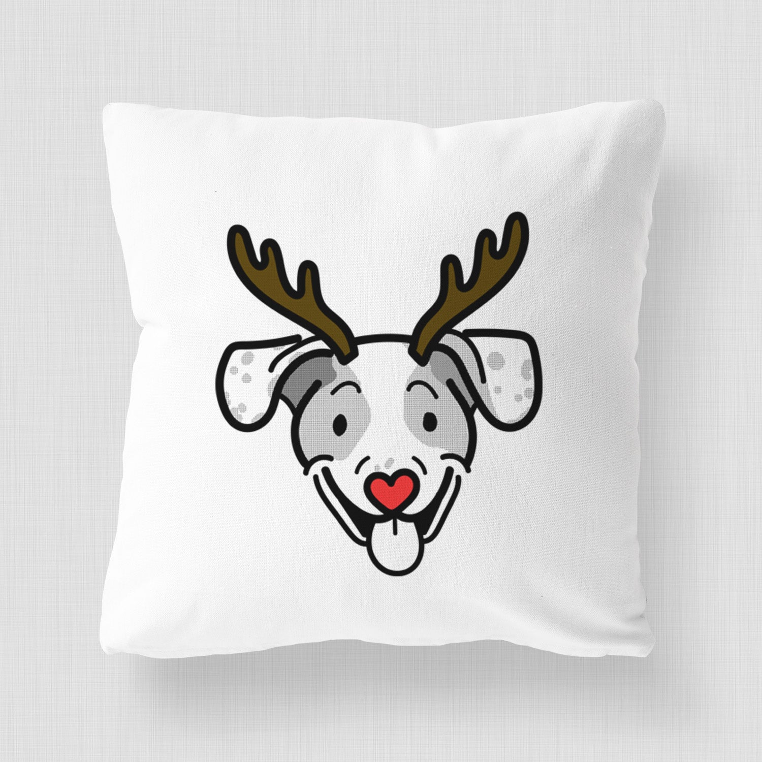 Love Always Beagle Mix - Roland -  Throw Pillow Cover