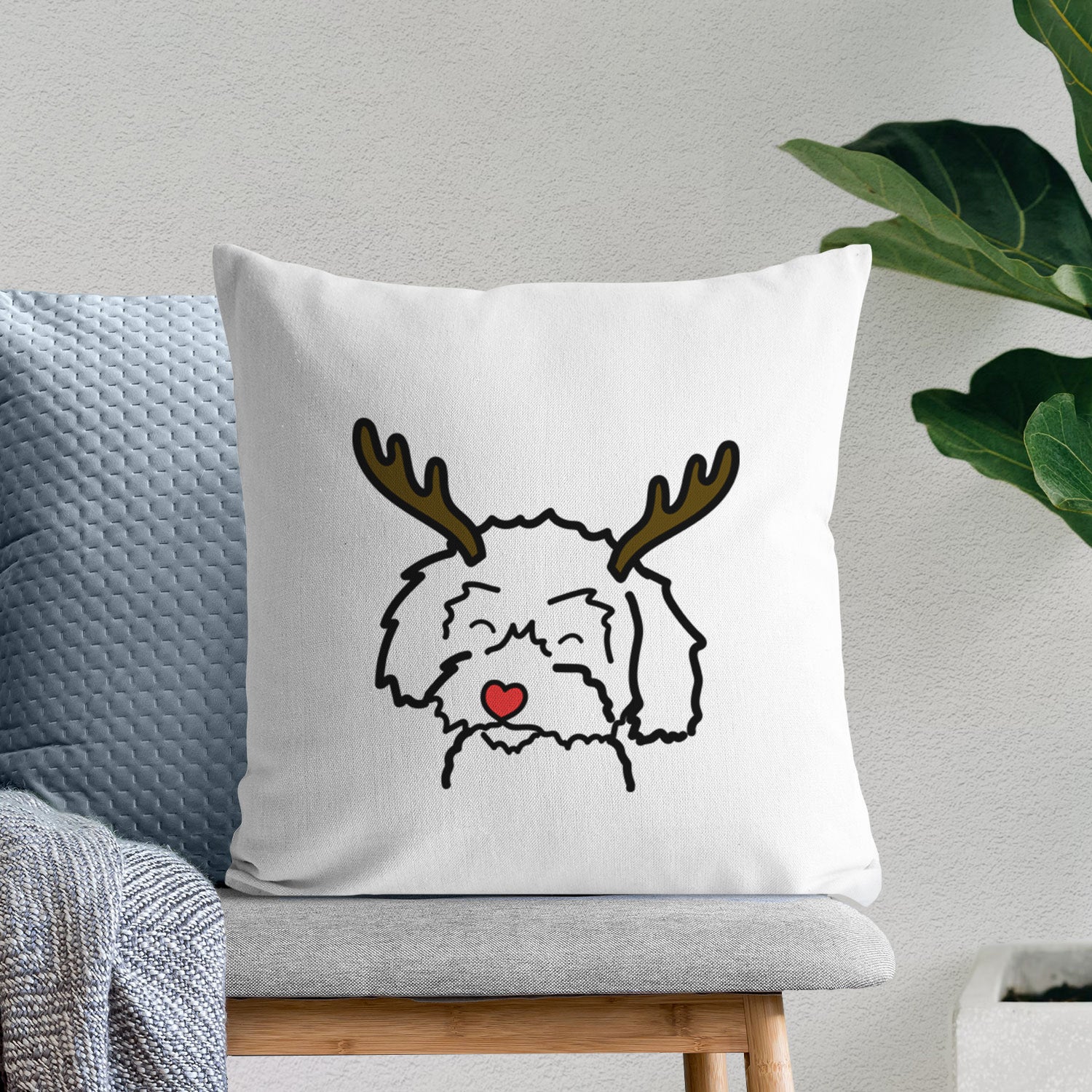 Love Always Schnoodle - Throw Pillow Cover