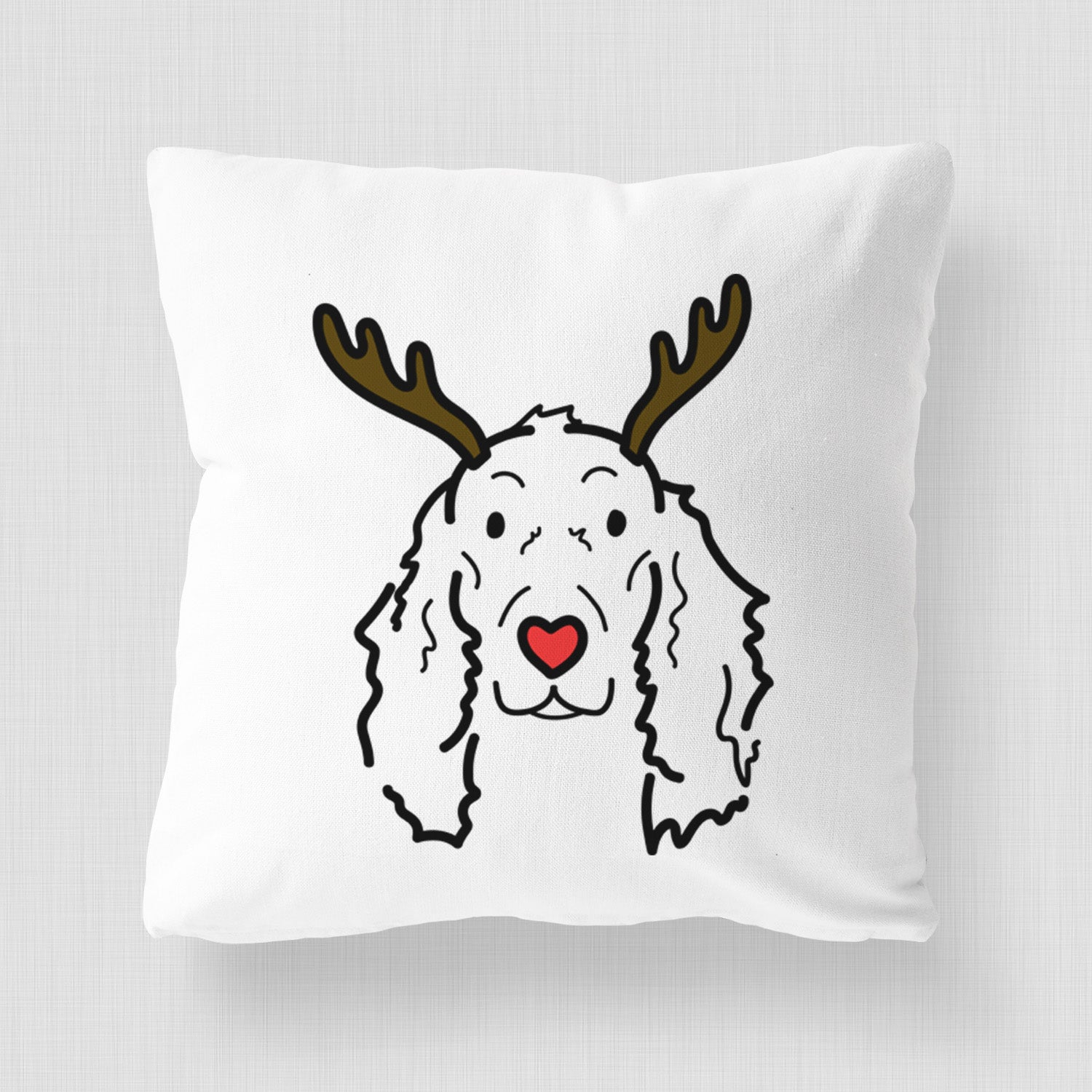 Love Always Irish Setter - Seven -  Throw Pillow Cover