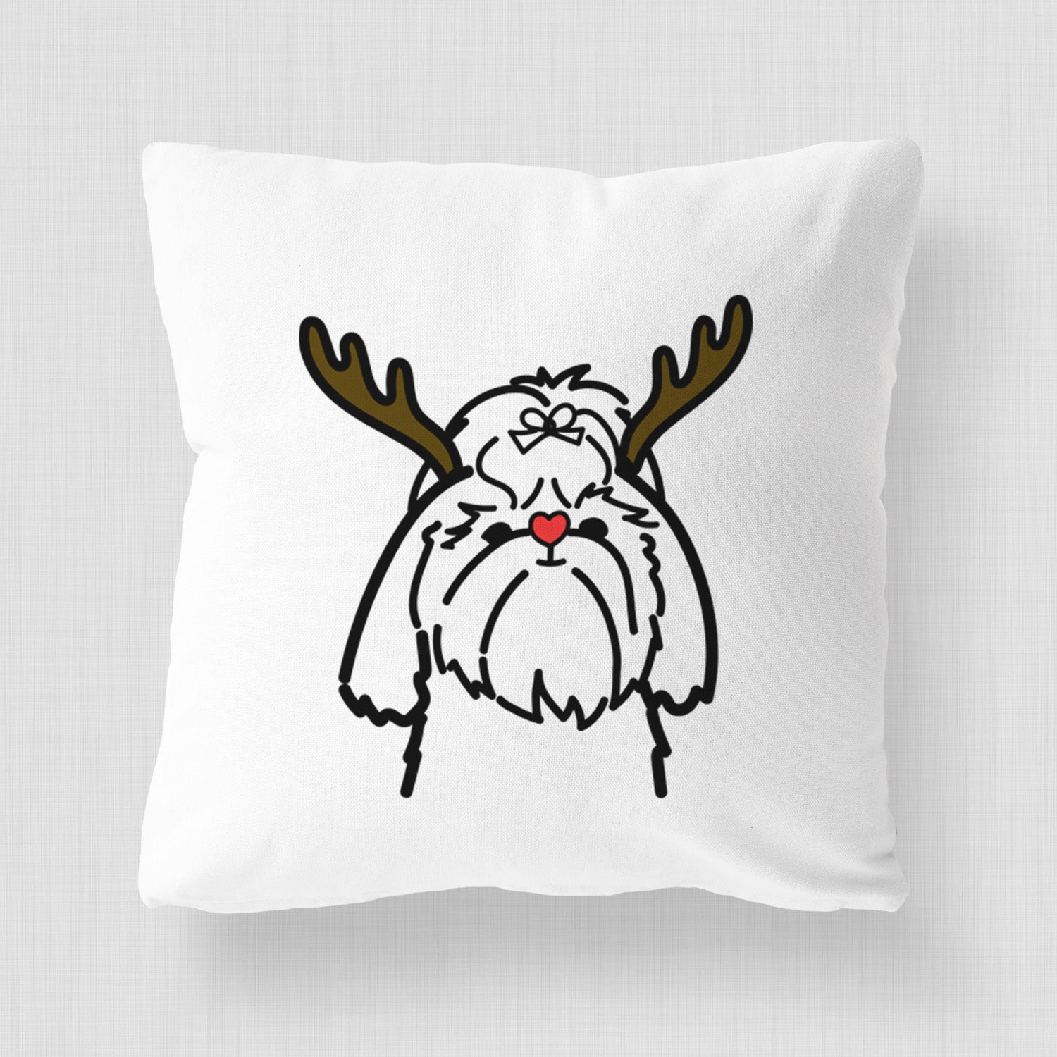 Love Always Shih Tzu - Throw Pillow Cover