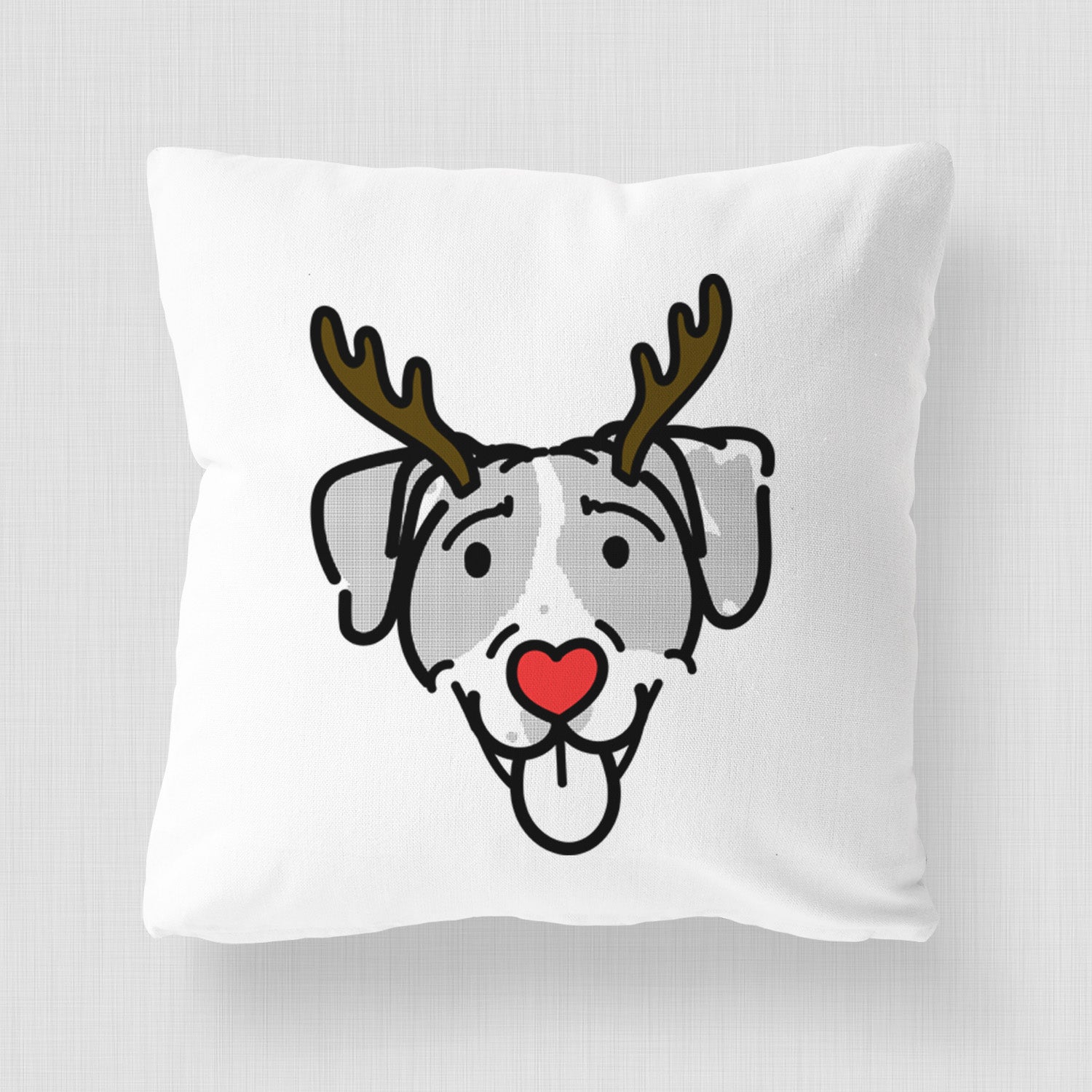 Love Always Bluetick Coonhound - Shiva -  Throw Pillow Cover